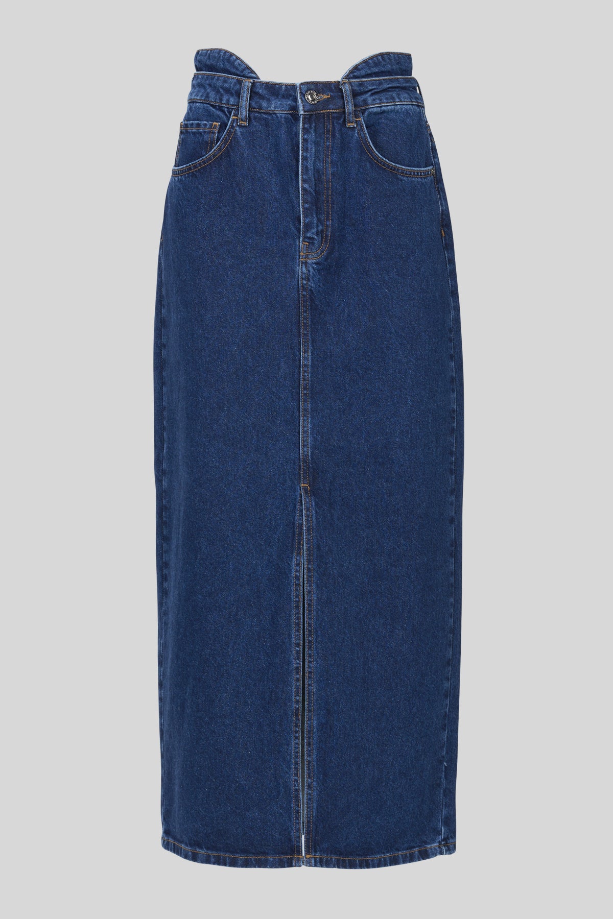 Gonna lunga in denim