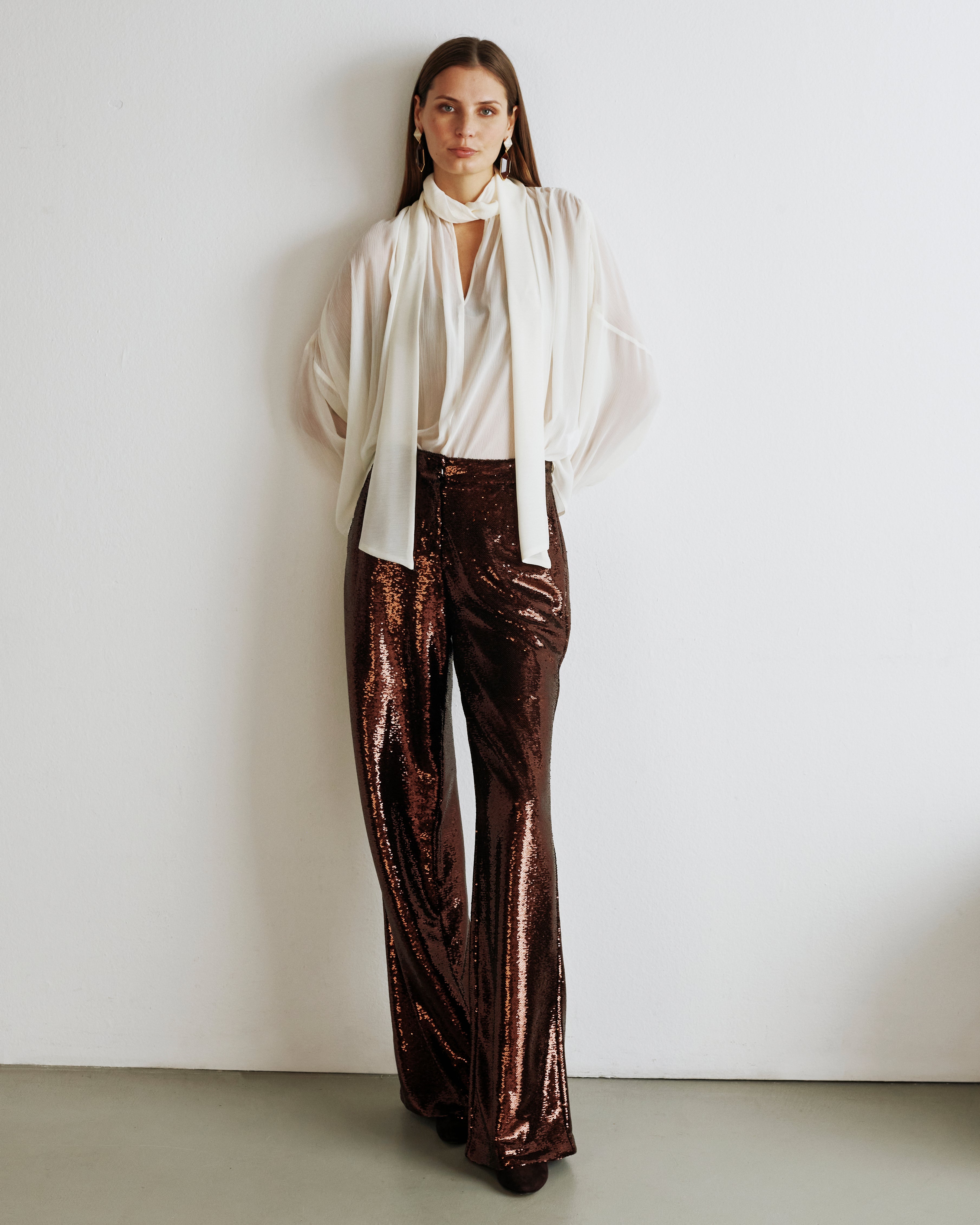 Blusa in creponne