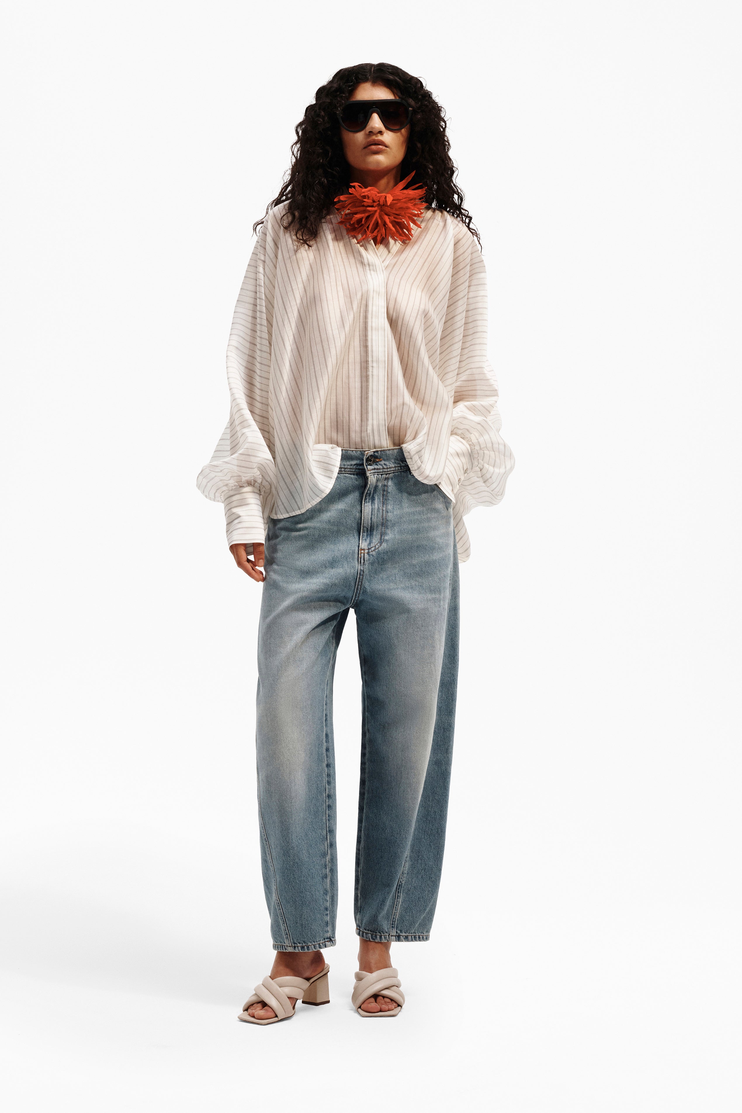 Camicia over arricciata