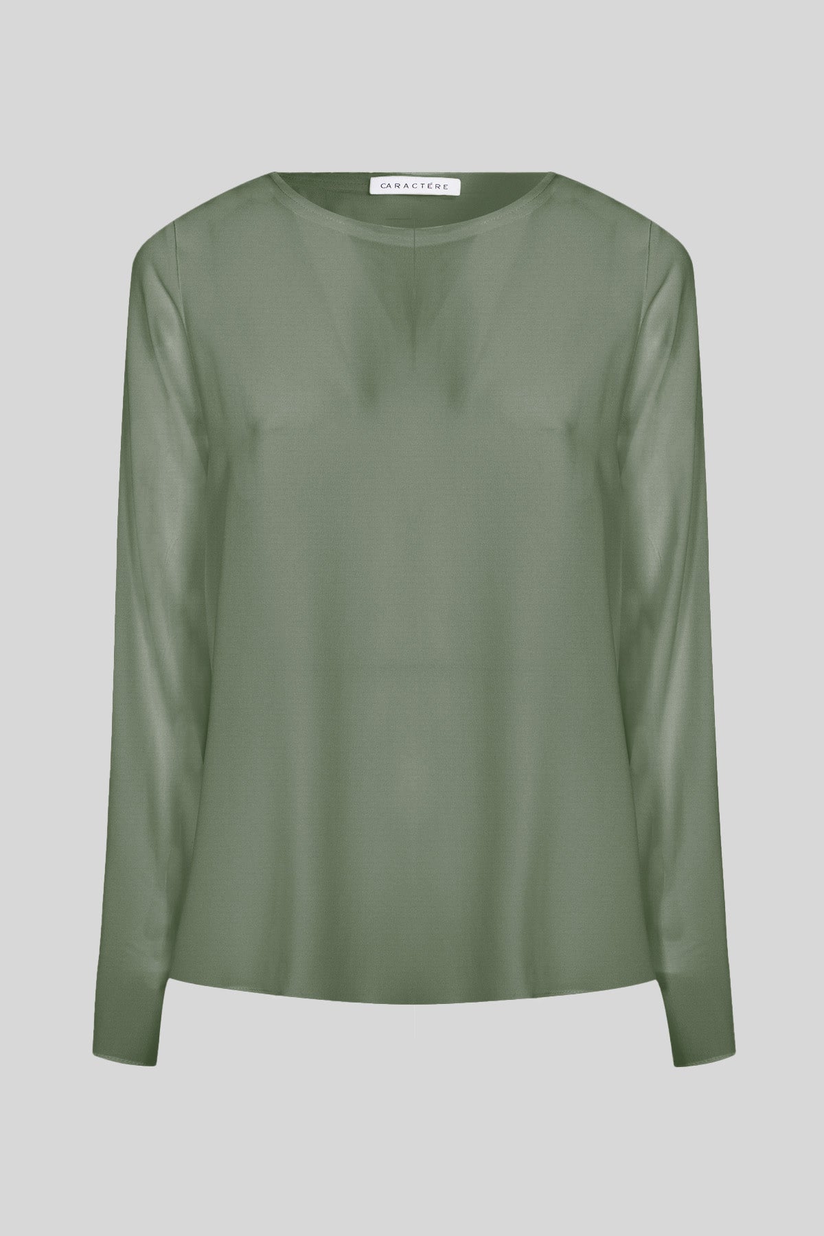 Blusa maniche lunghe