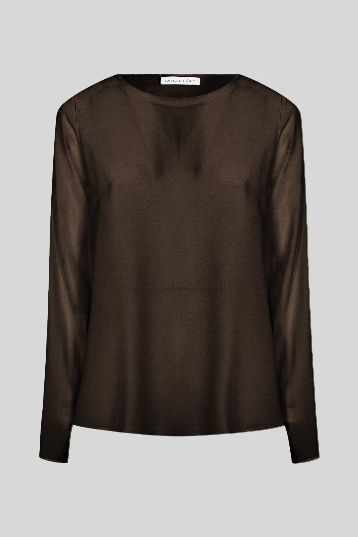 Blusa maniche lunghe