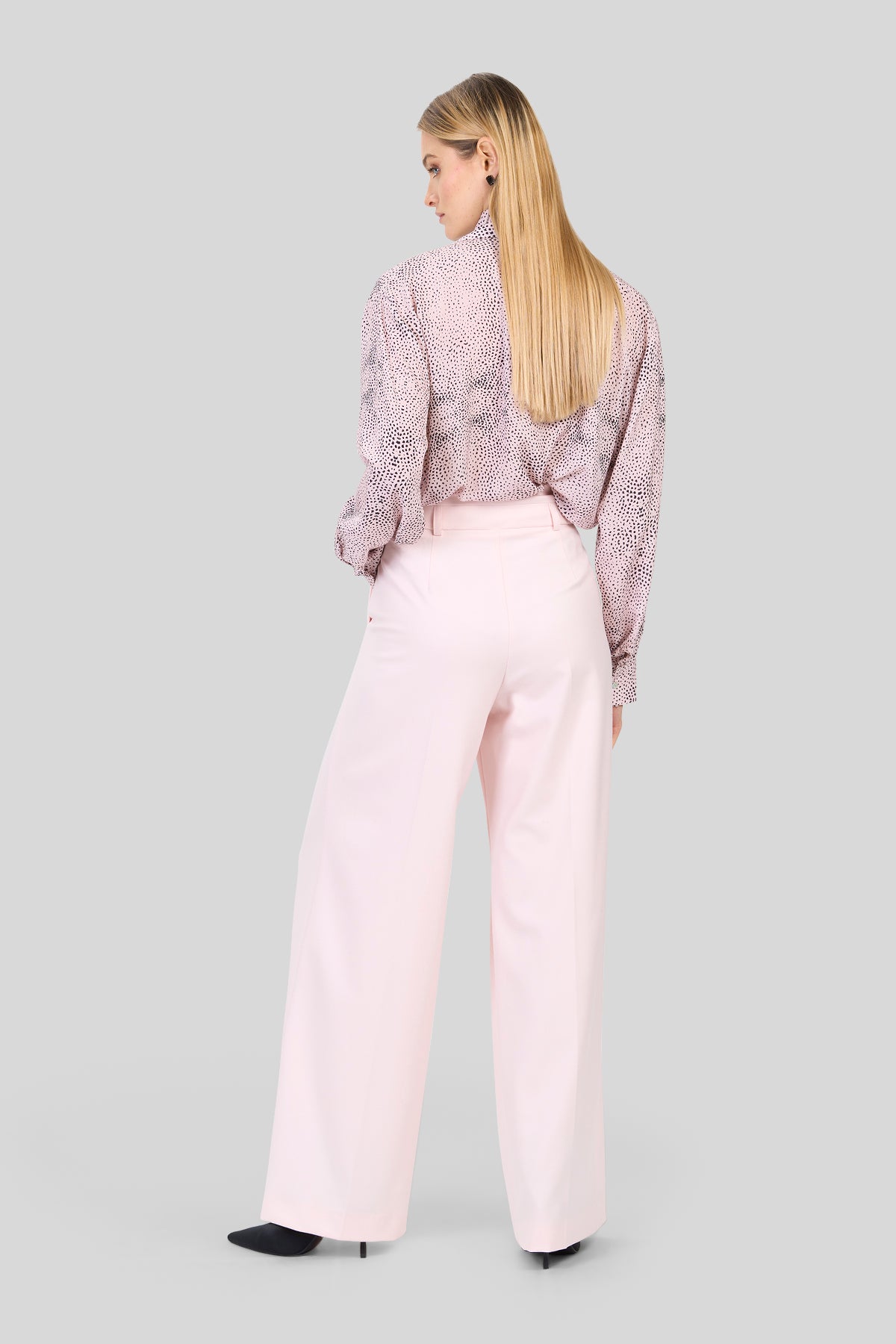 Blusa in crepe de chine fantasia
