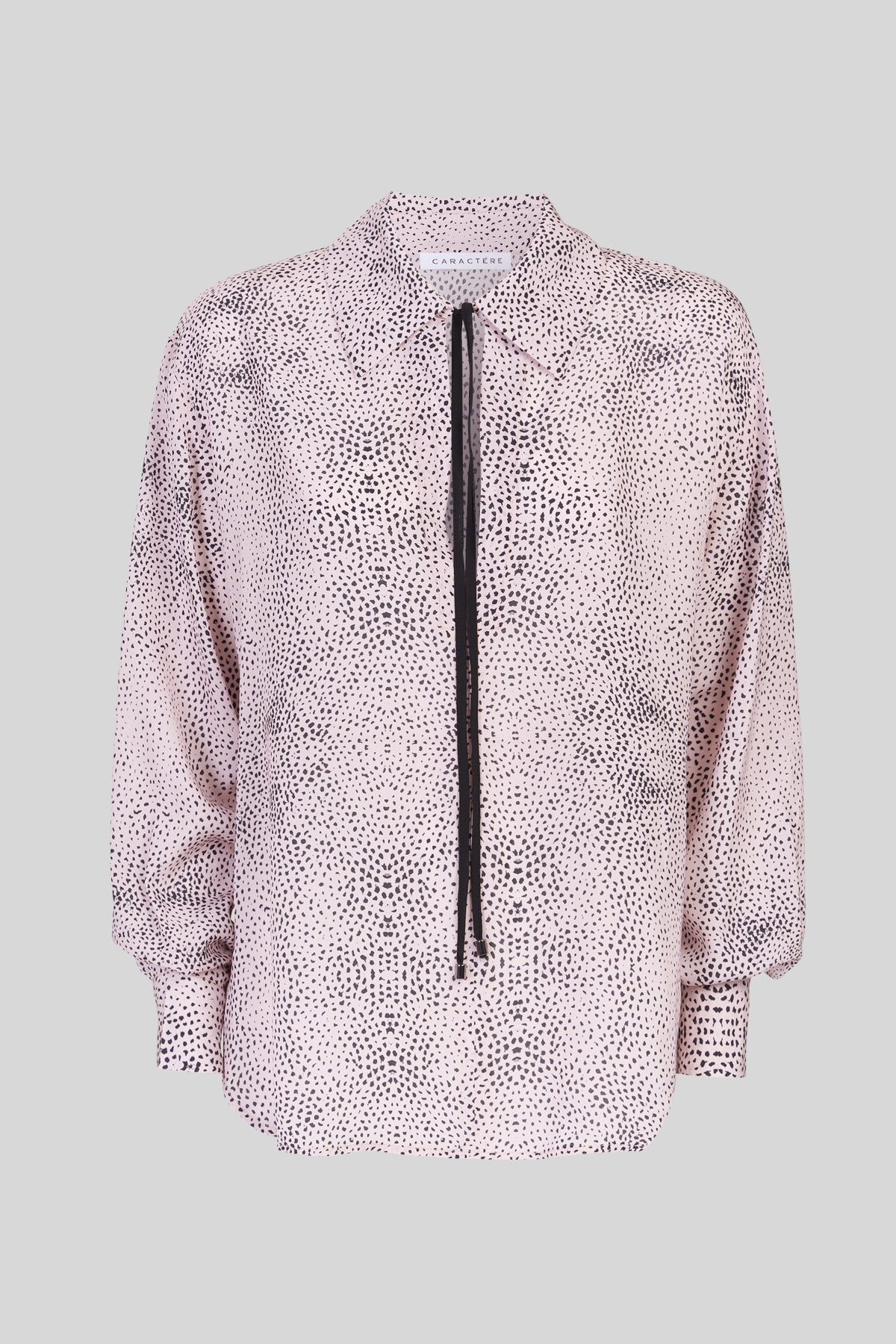 Blusa in crepe de chine fantasia