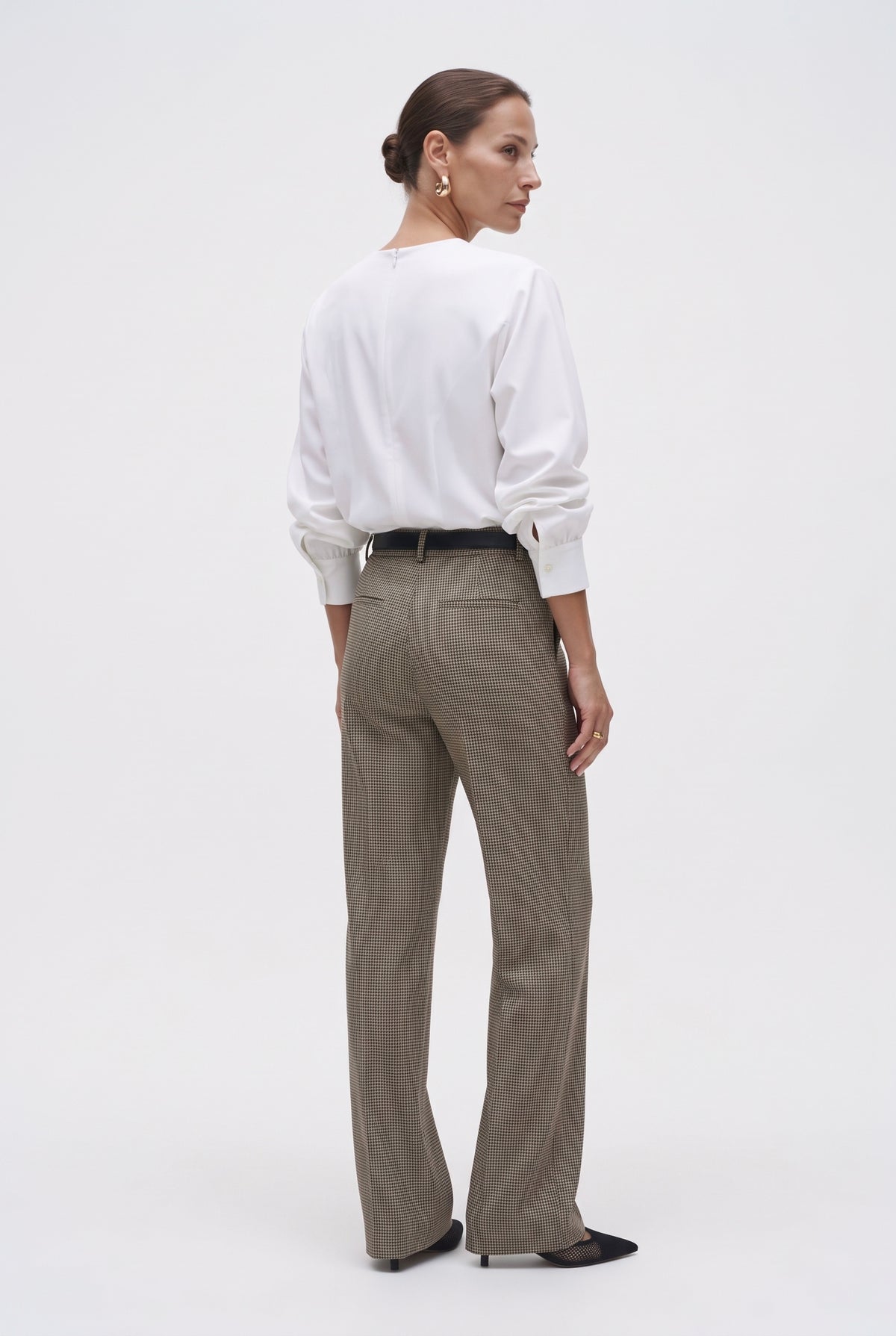 Blusa Girocollo in Cotone