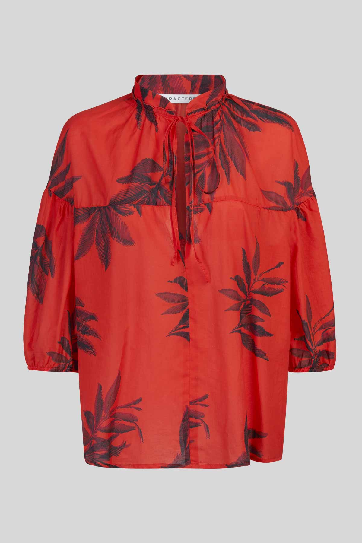 Blusa in Voile di Cotone