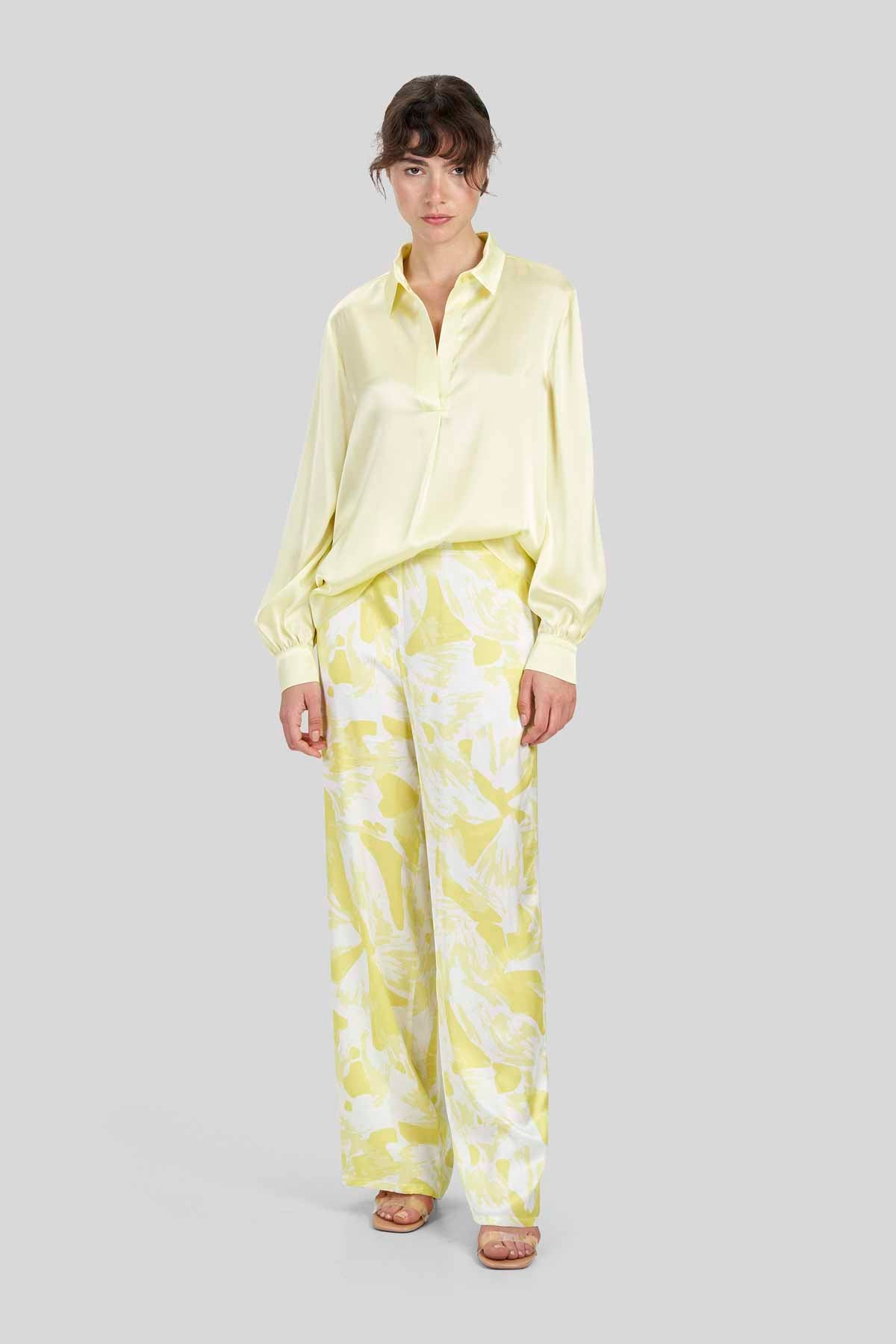 Blusa in Raso Misto Seta