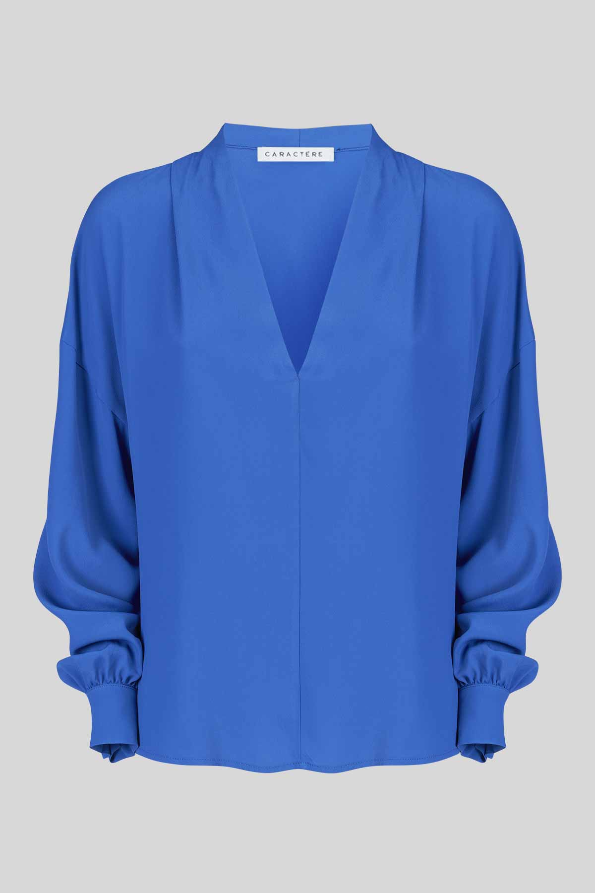 Blusa in Crepe de Chine