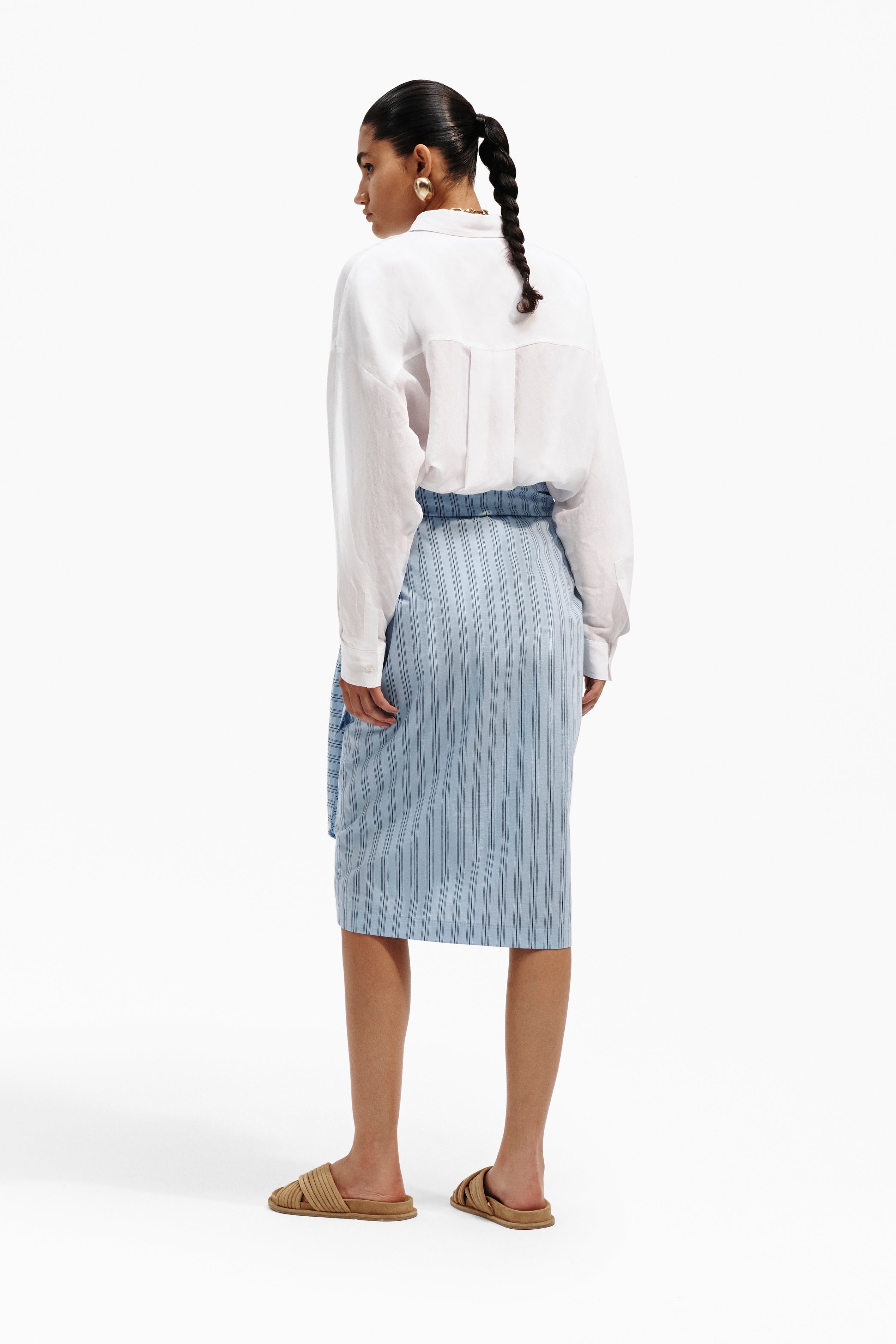 Camicia a manica lunga con colletto classico
