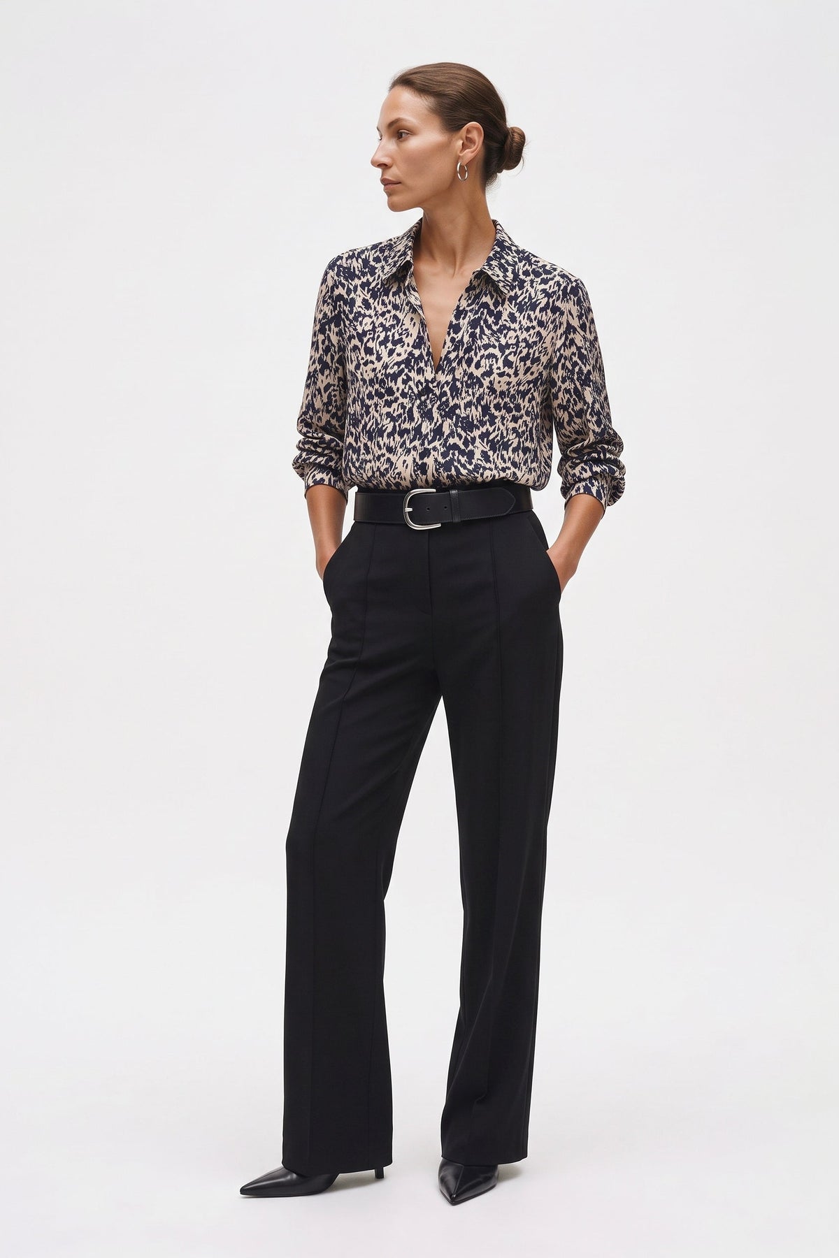 Camicia Donna Elegante in Simil Seta