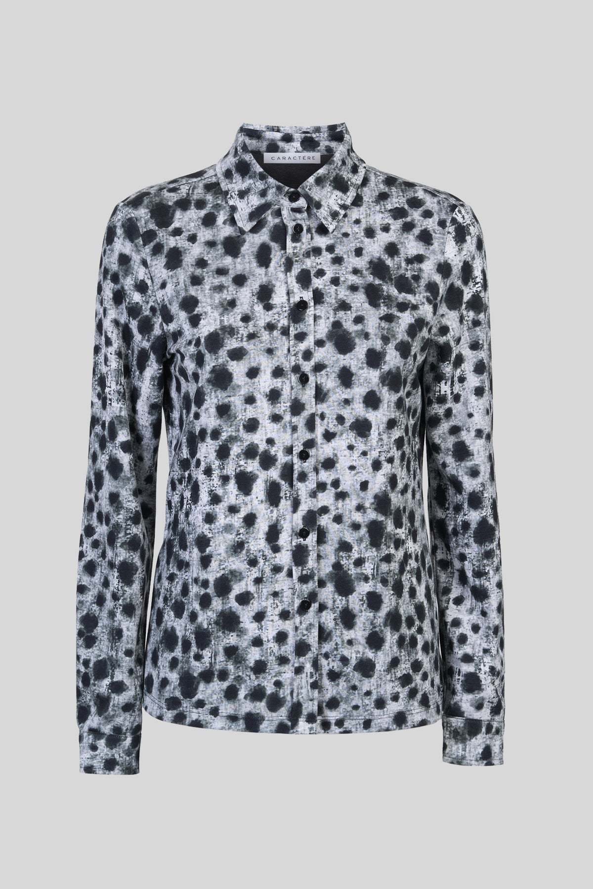 Camicia in jersey fantasia