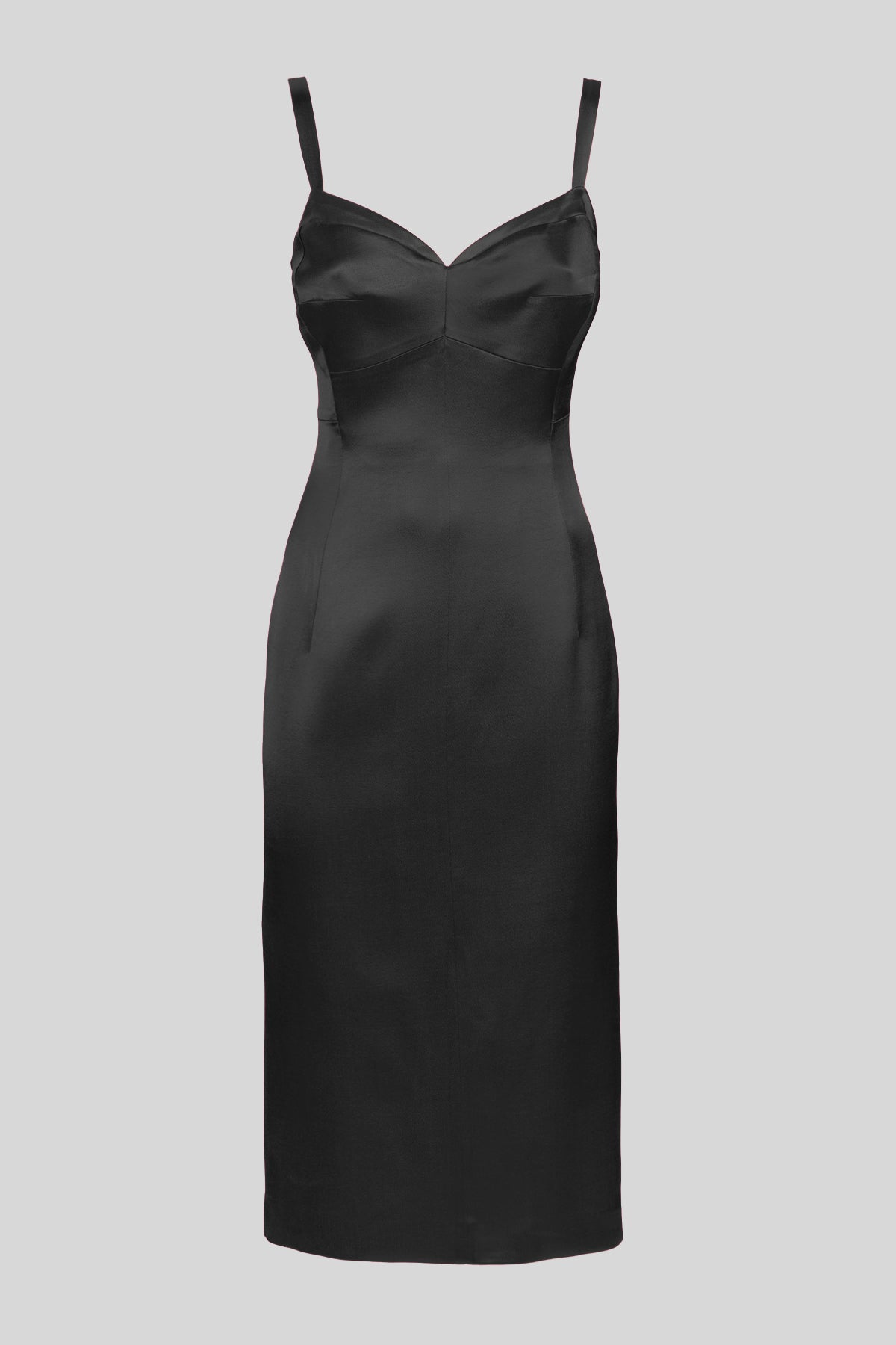 Abito in raso stretch