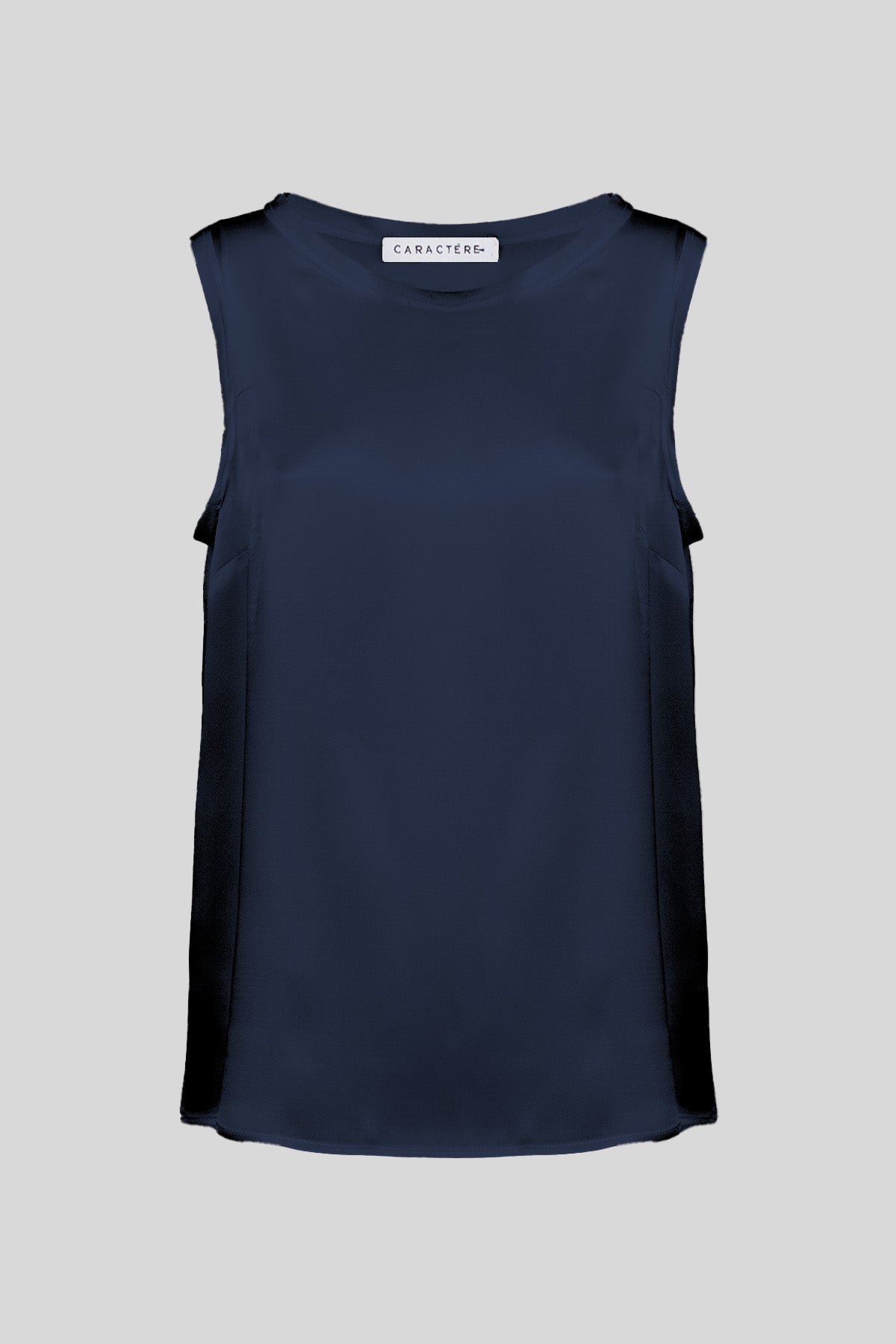 Top in raso misto seta