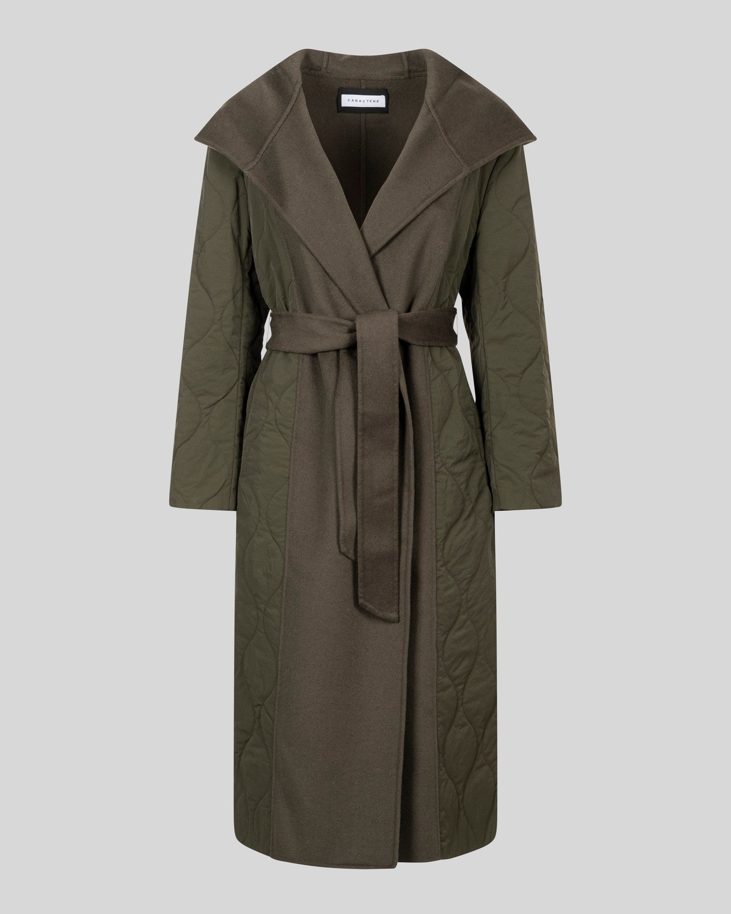 Cappotto in nylon e double