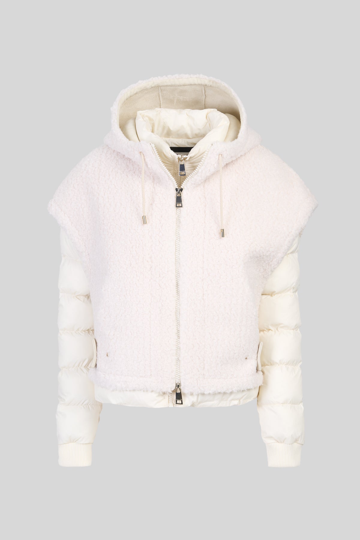 Piumino con gilet esterno removibile