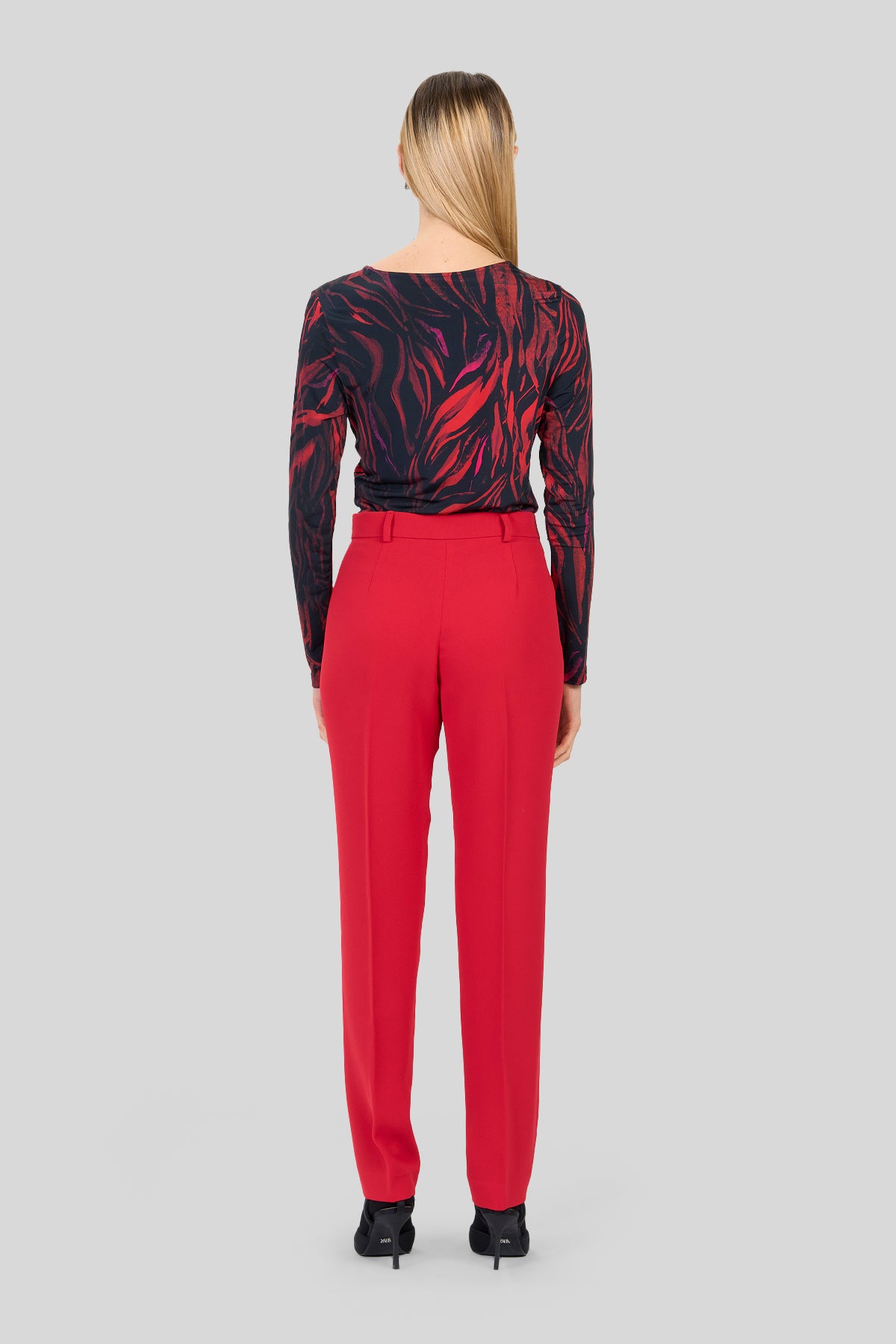 Blusa in jersey fantasia