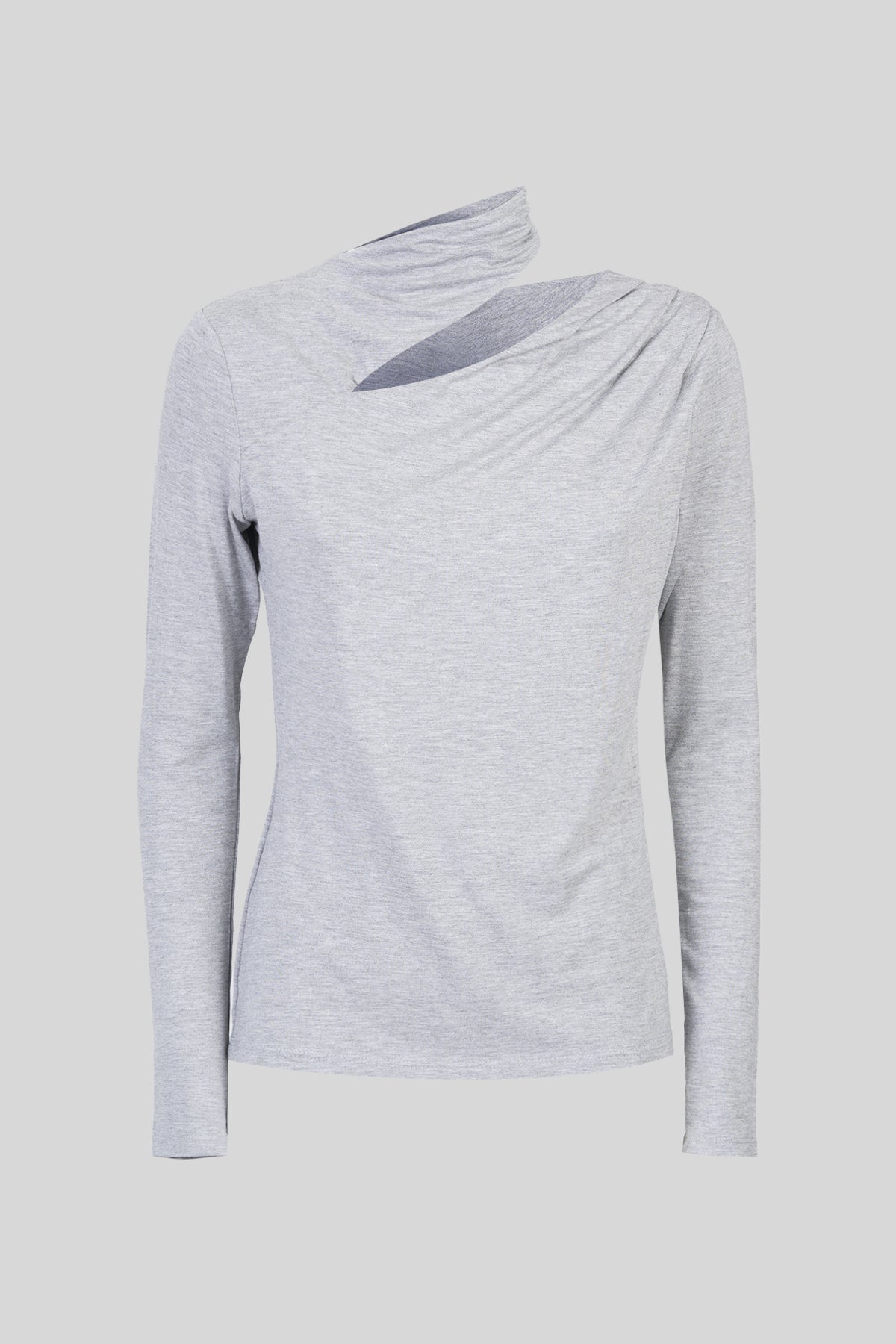 Blusa in jersey di viscosa stretch