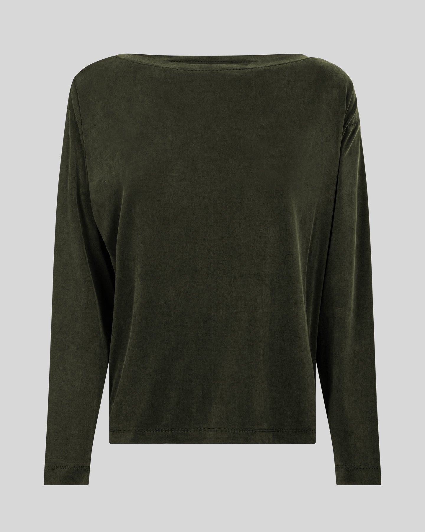 T-shirt in cupro a maniche lunghe