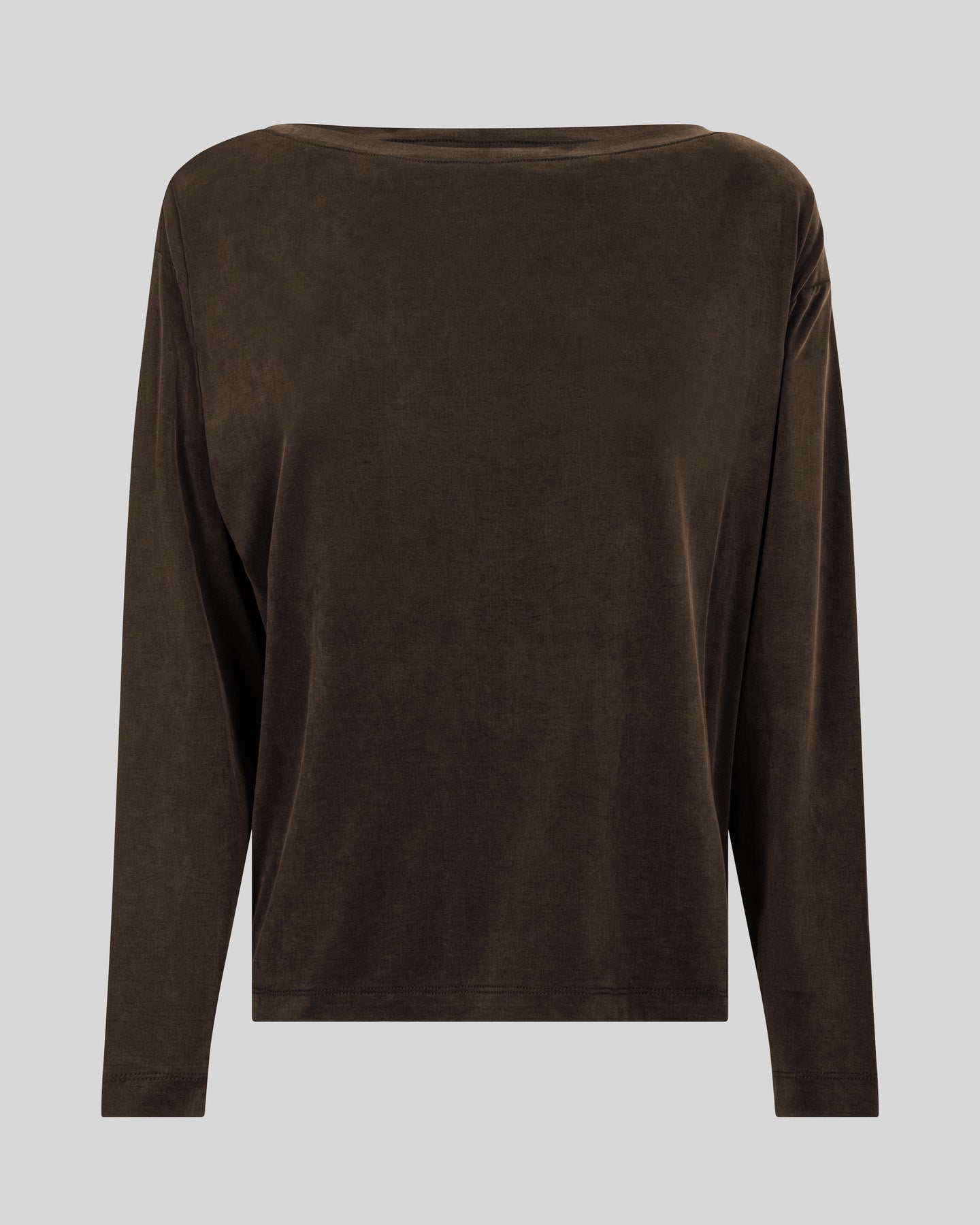 T-shirt in cupro a maniche lunghe