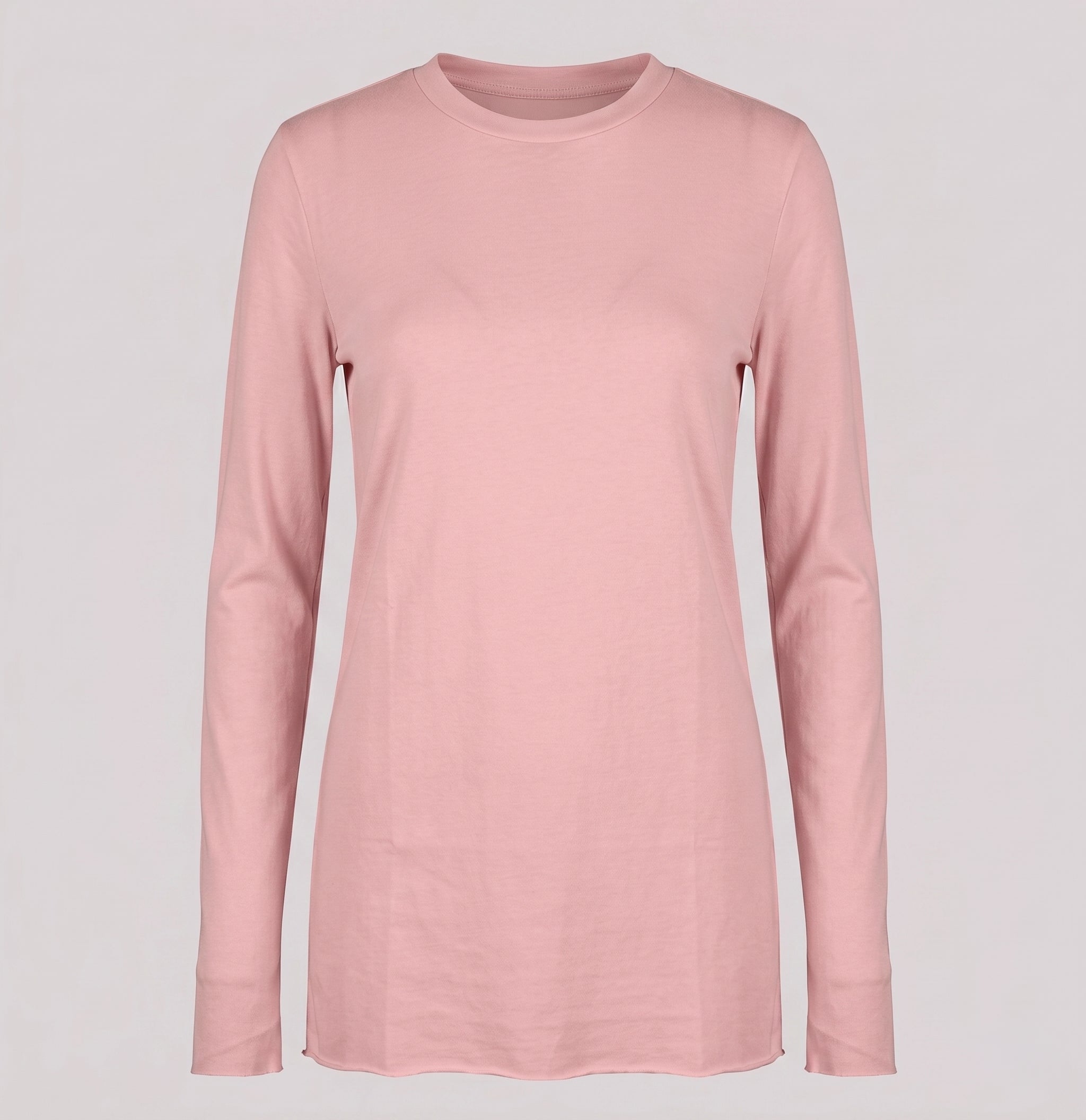 T-shirt a manica lunga con scollo rotondo