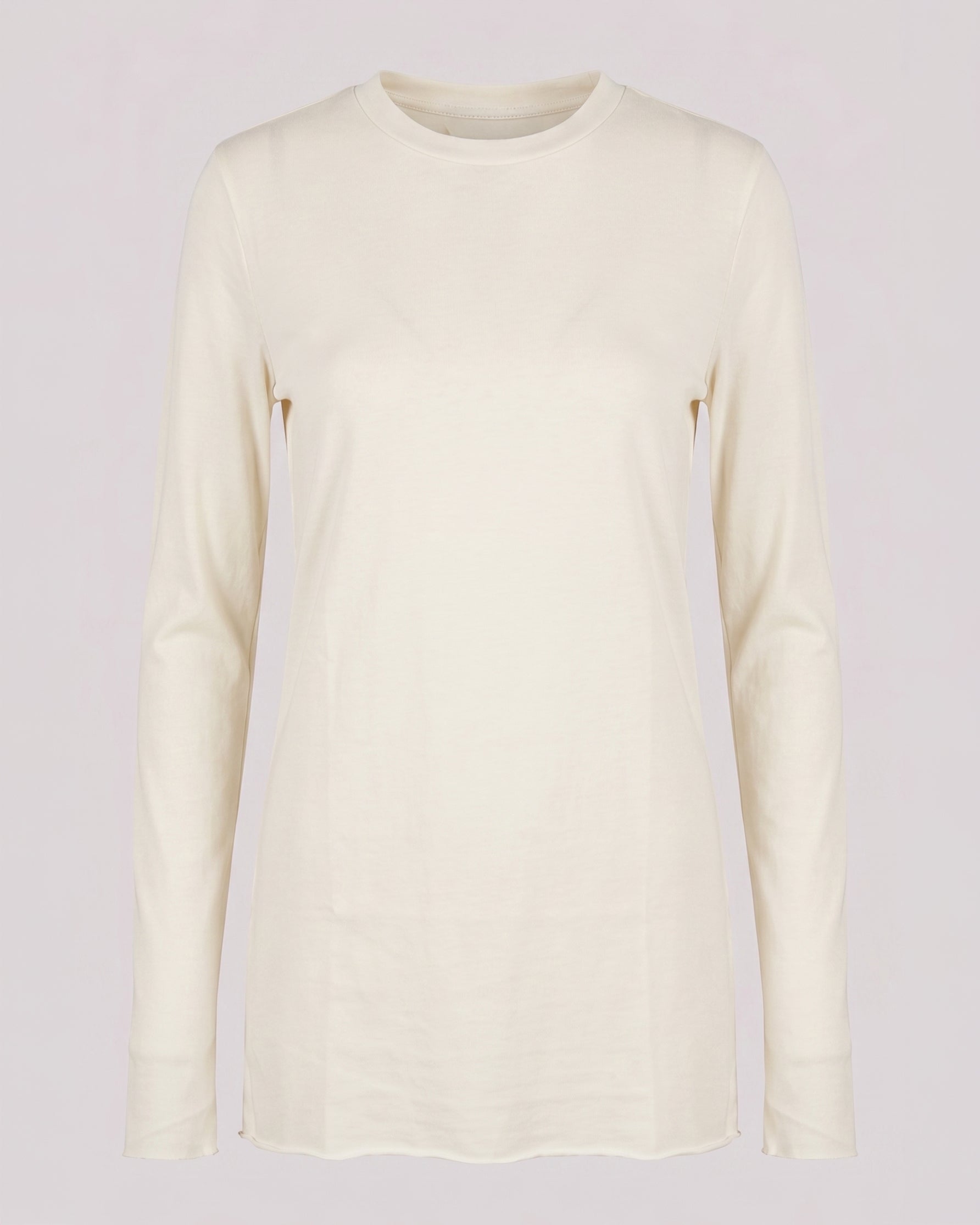 T-shirt a manica lunga con scollo rotondo