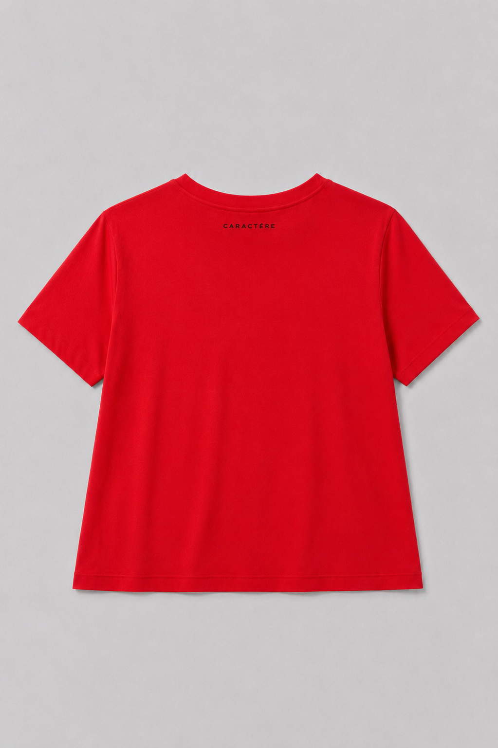 T-shirt dritta Girocollo in Jersey di Cotone