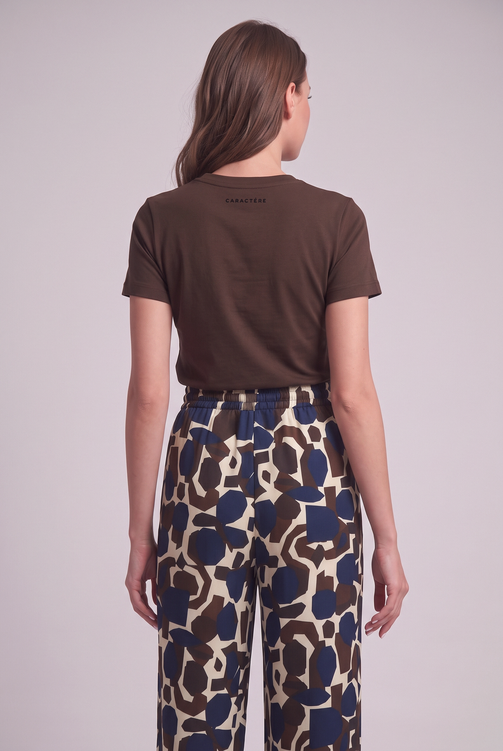 T-shirt Slim Fit Girocollo in Jersey di Cotone