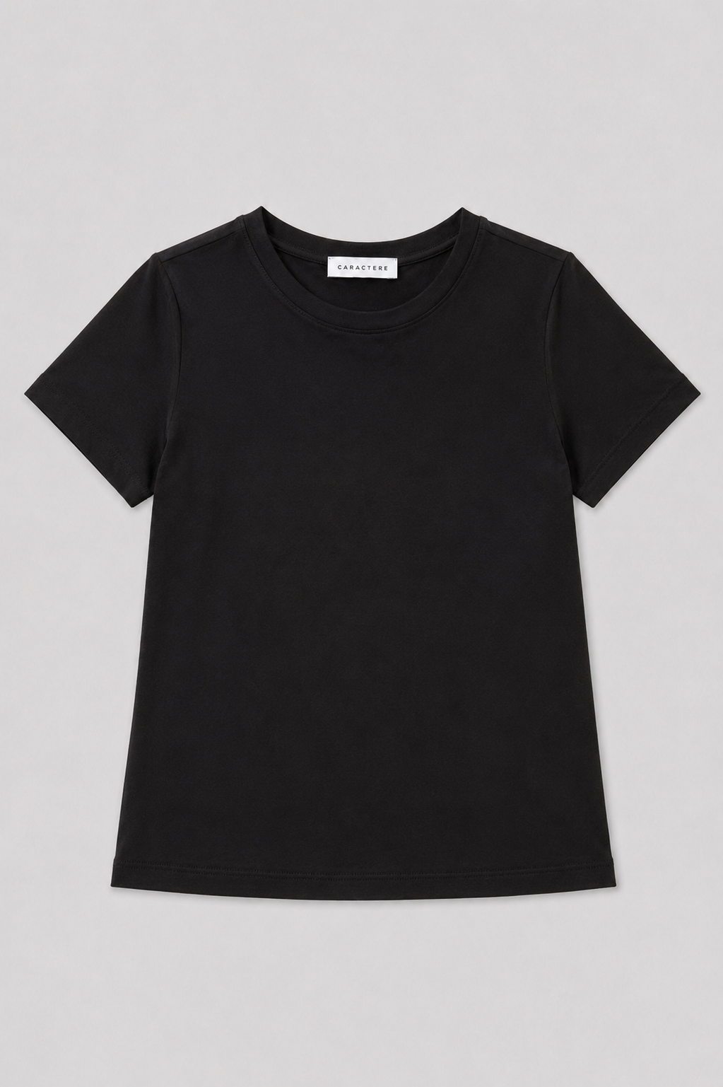 T-shirt Slim Fit Girocollo in Jersey di Cotone