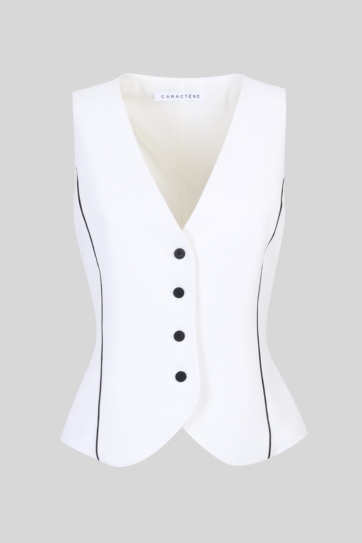 Gilet corto in crepe