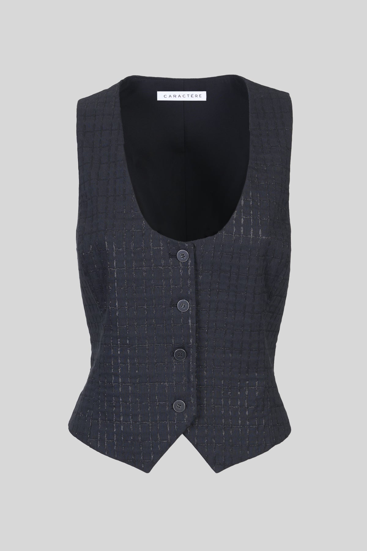 Gilet jaquard