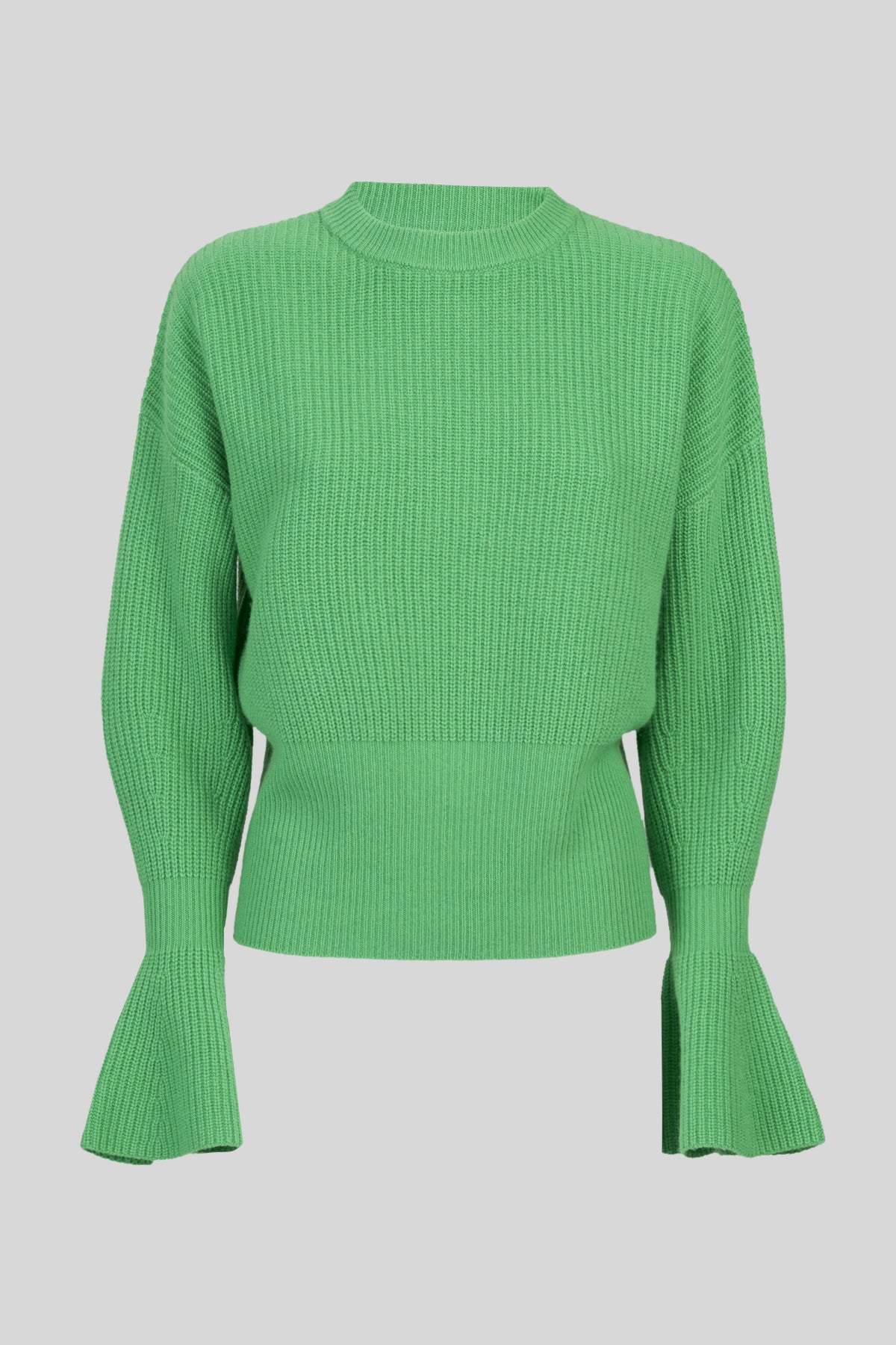 Maglia a coste girocollo