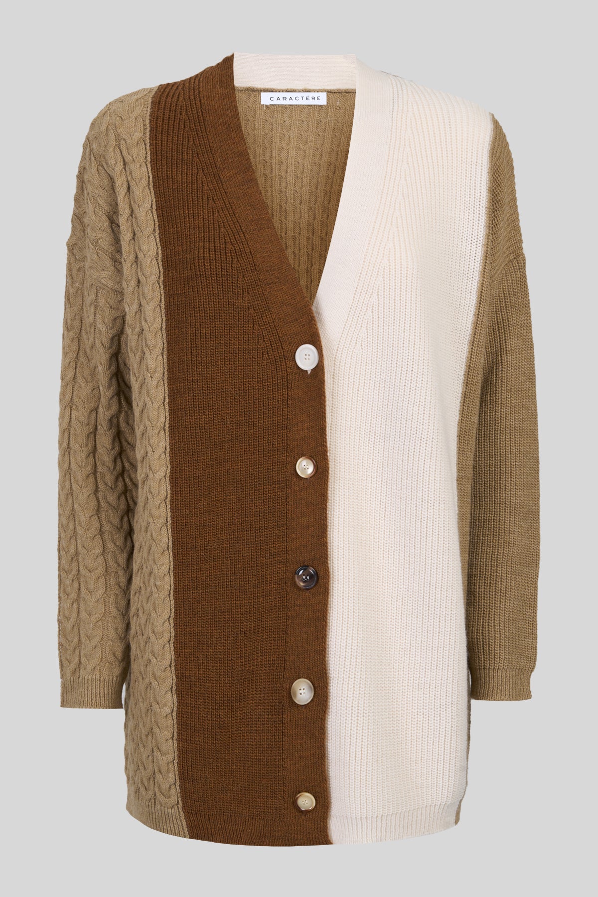 Cardigan mix di punti