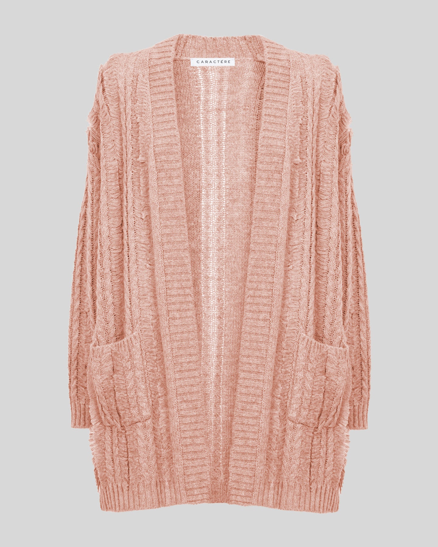 Cardigan lungo aperto