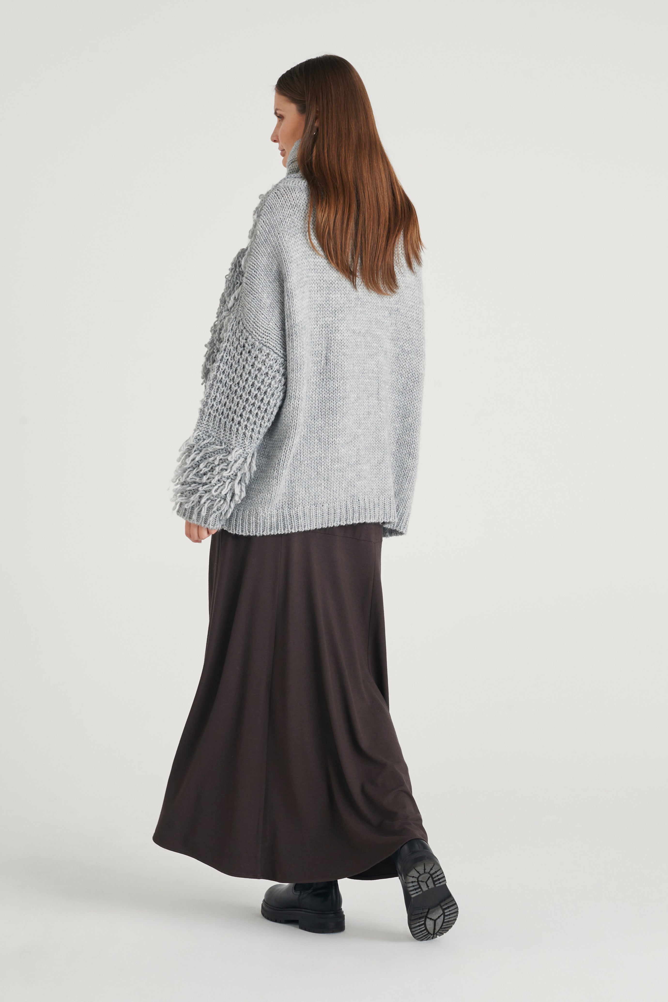Maglione over in misto lana