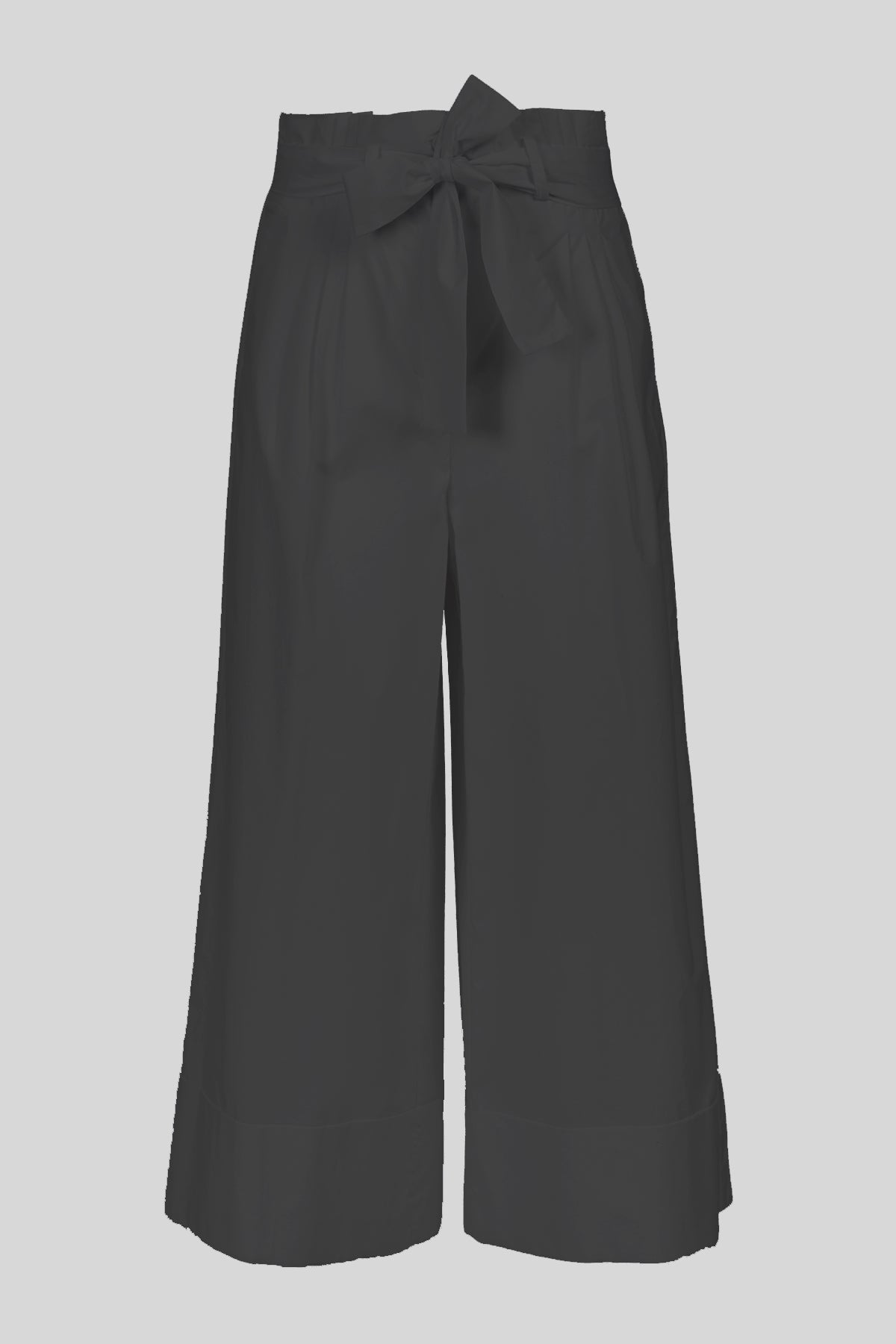 Pantaloni cropped in tela paracadute
