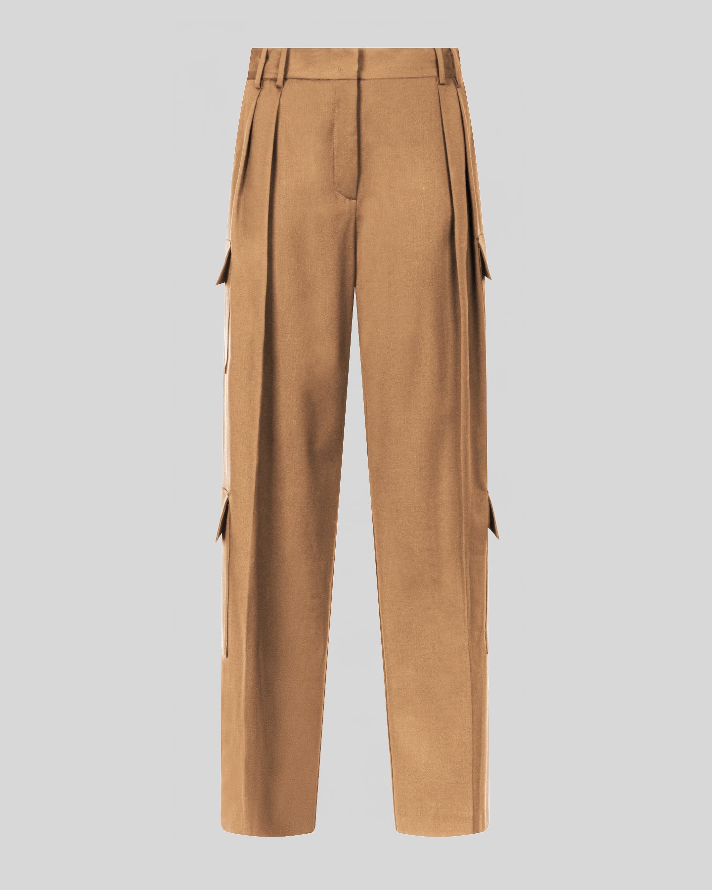 Pantalone cargo con pieghe