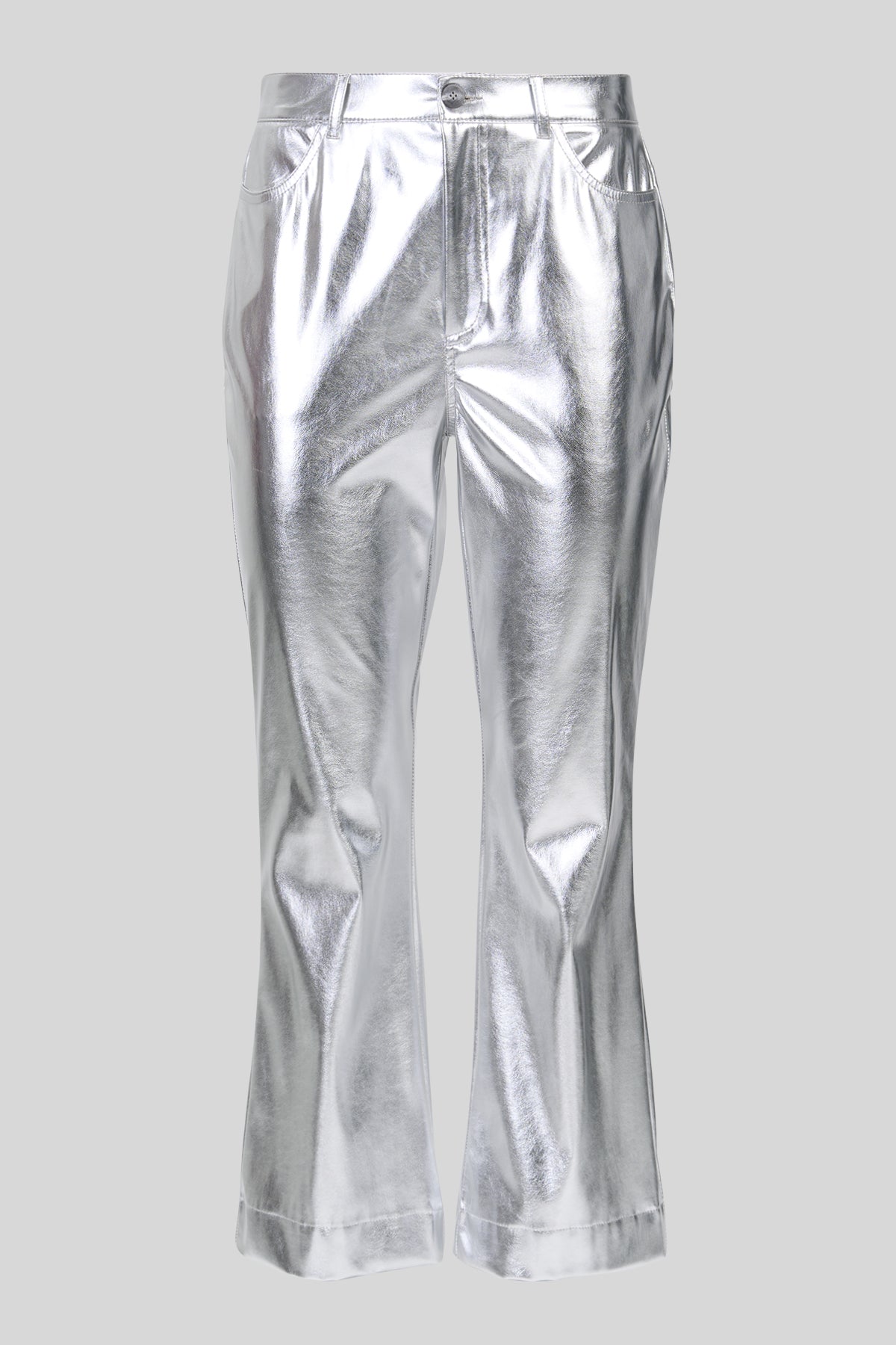 Pantalone in similpelle laminata