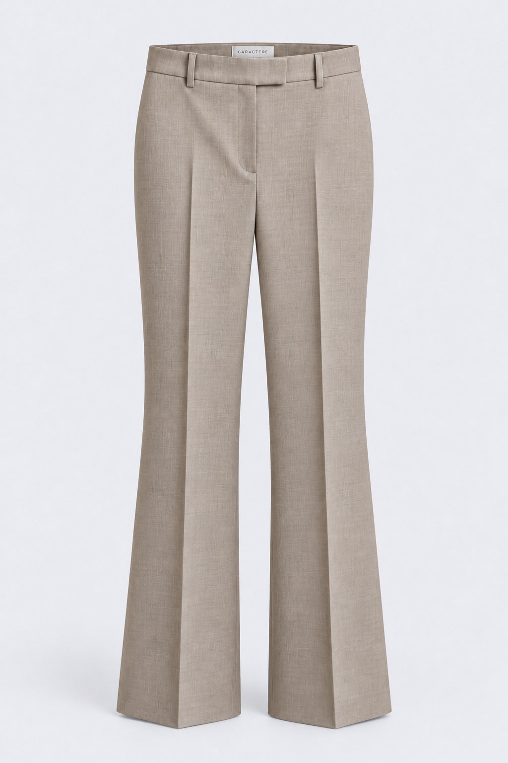 Pantalone Flare In Misto Lana Stretch