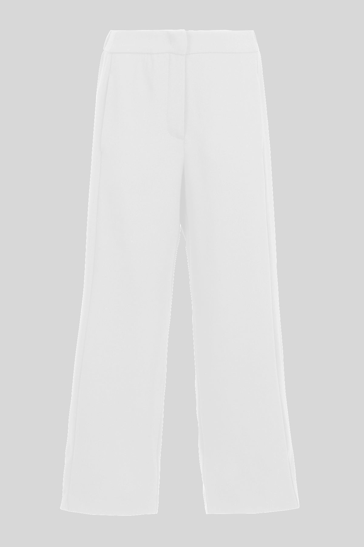 Pantaloni cropped in crepe