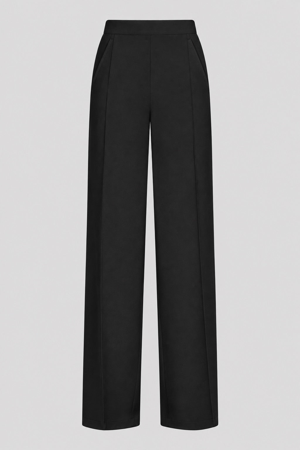 Pantaloni Donna Eleganti in Crepe Gamba Ampia