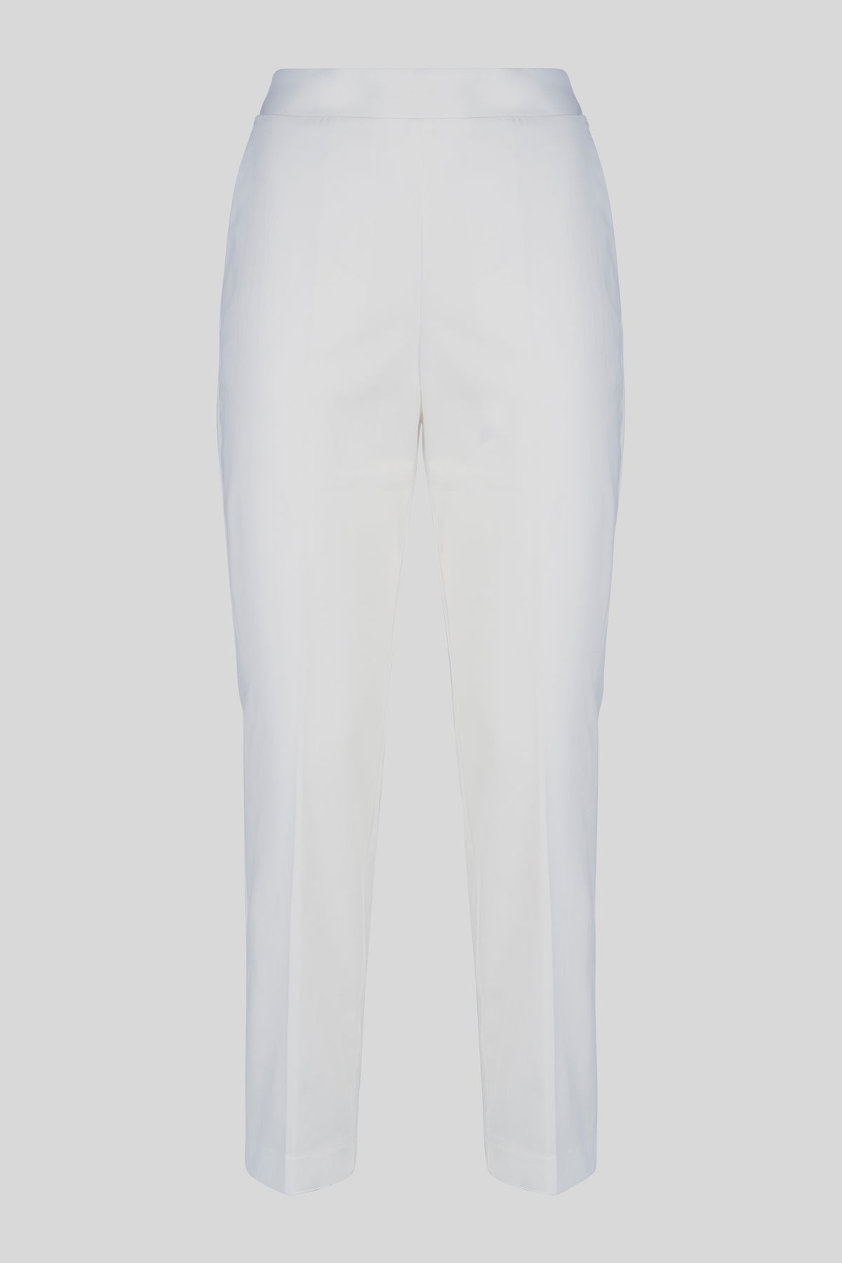 Pantaloni a sigaretta in cotone tecnico stretch