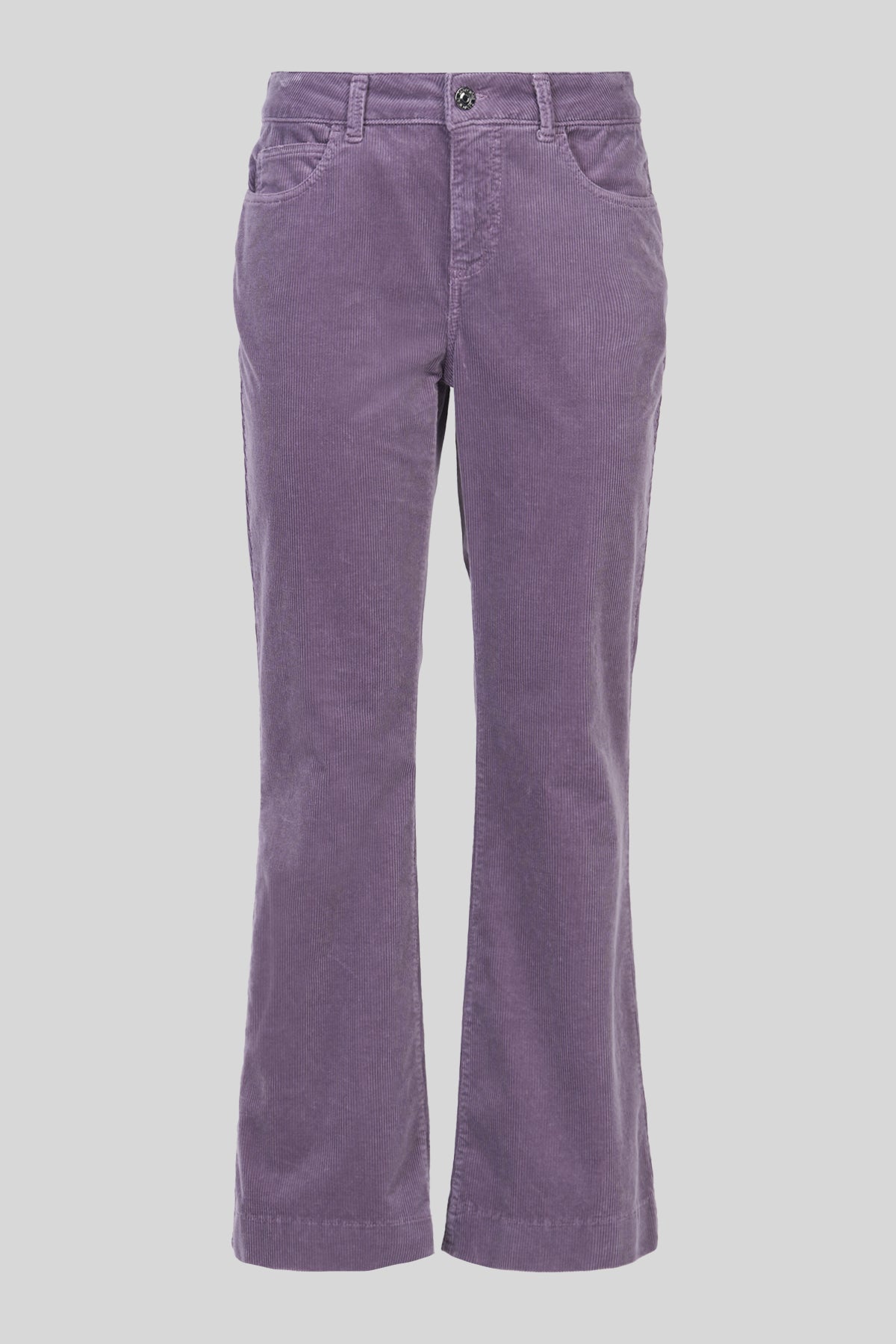 Pantaloni trumpet in velluto