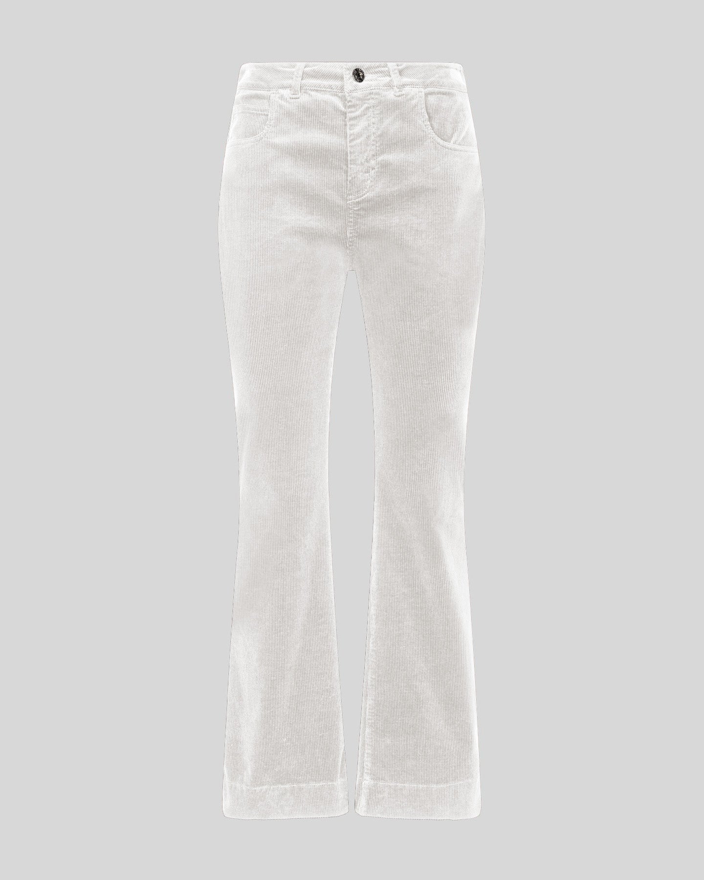 Pantalone a trombetta in velluto a coste