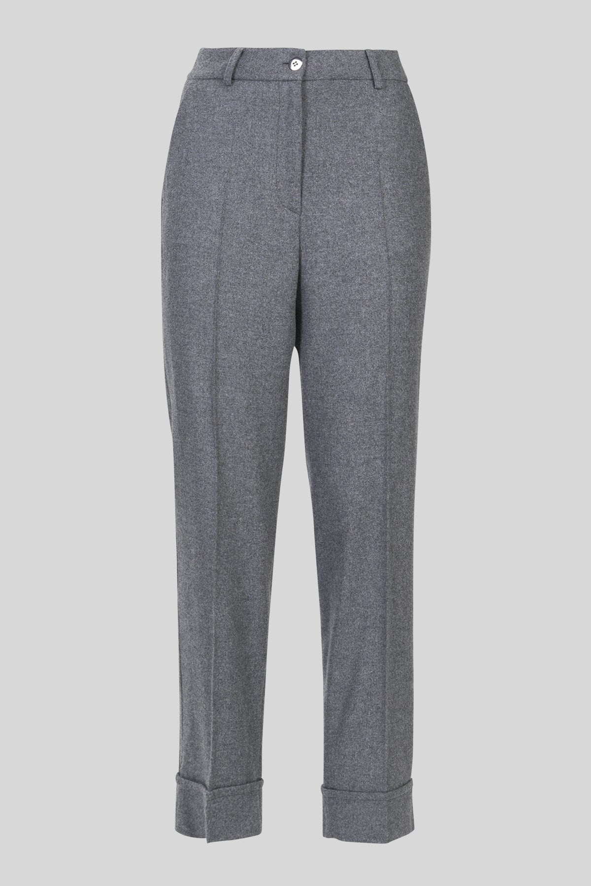 Pantalone in flanella fluida