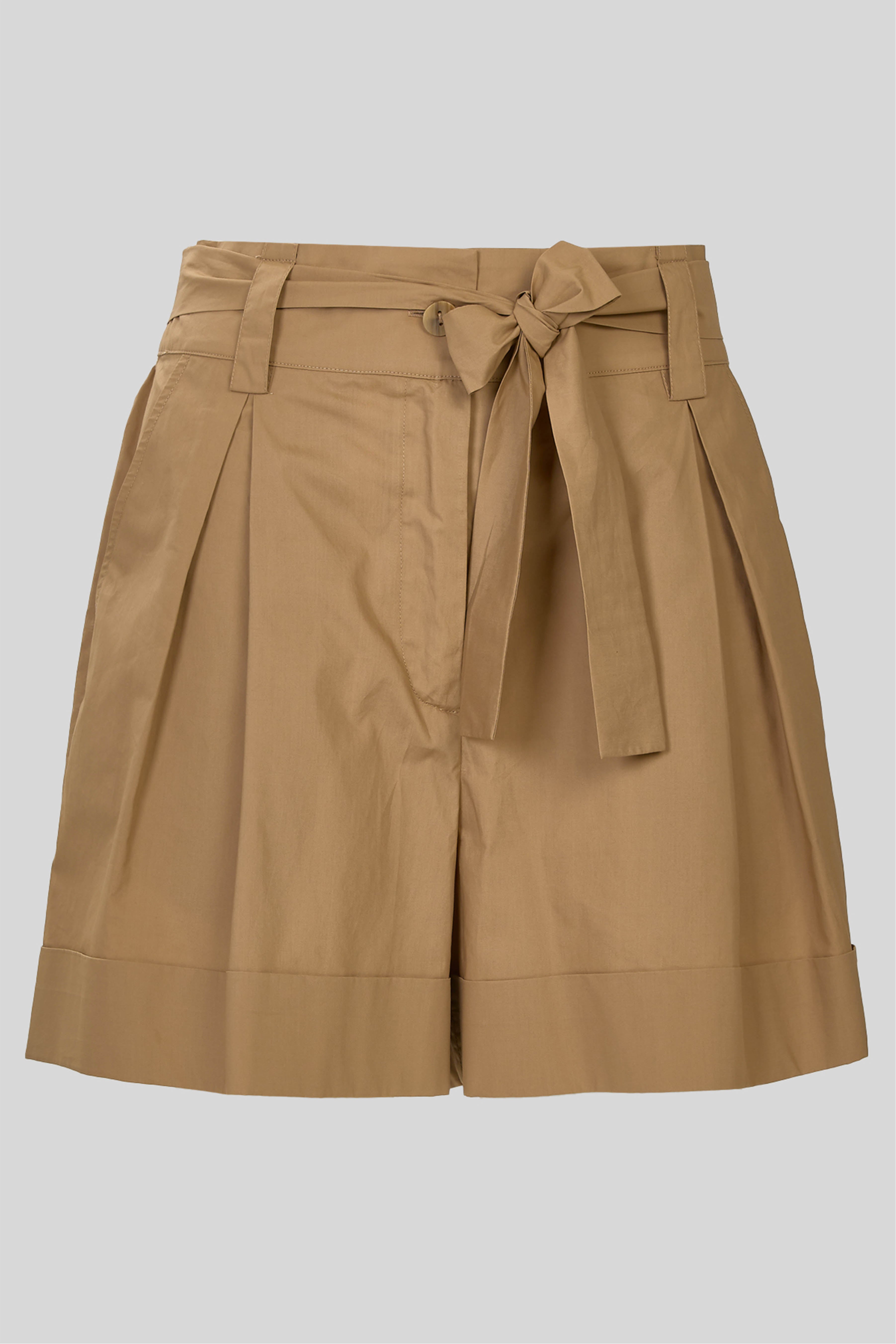 Shorts in cotone con fiocco