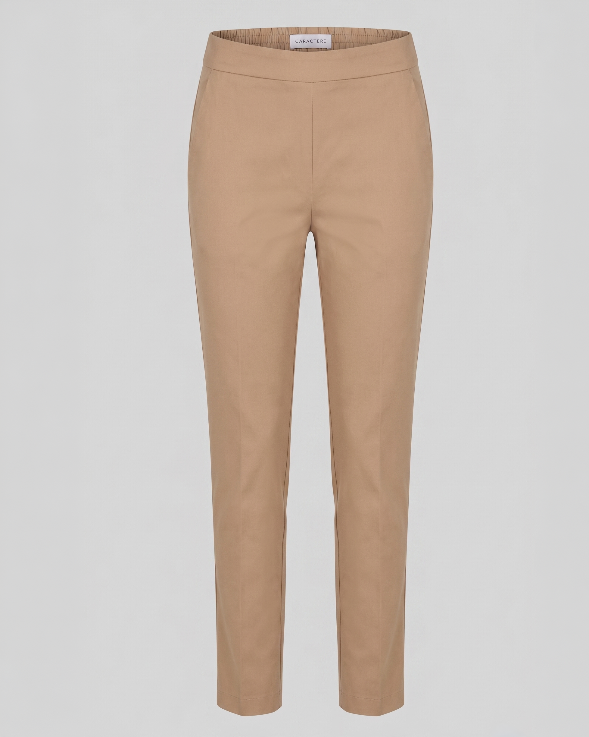 Pantalone a sigaretta con elastico sul retro