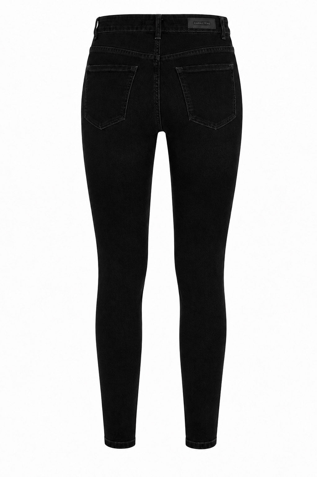 Jeans Skinny a Vita Alta in Denim