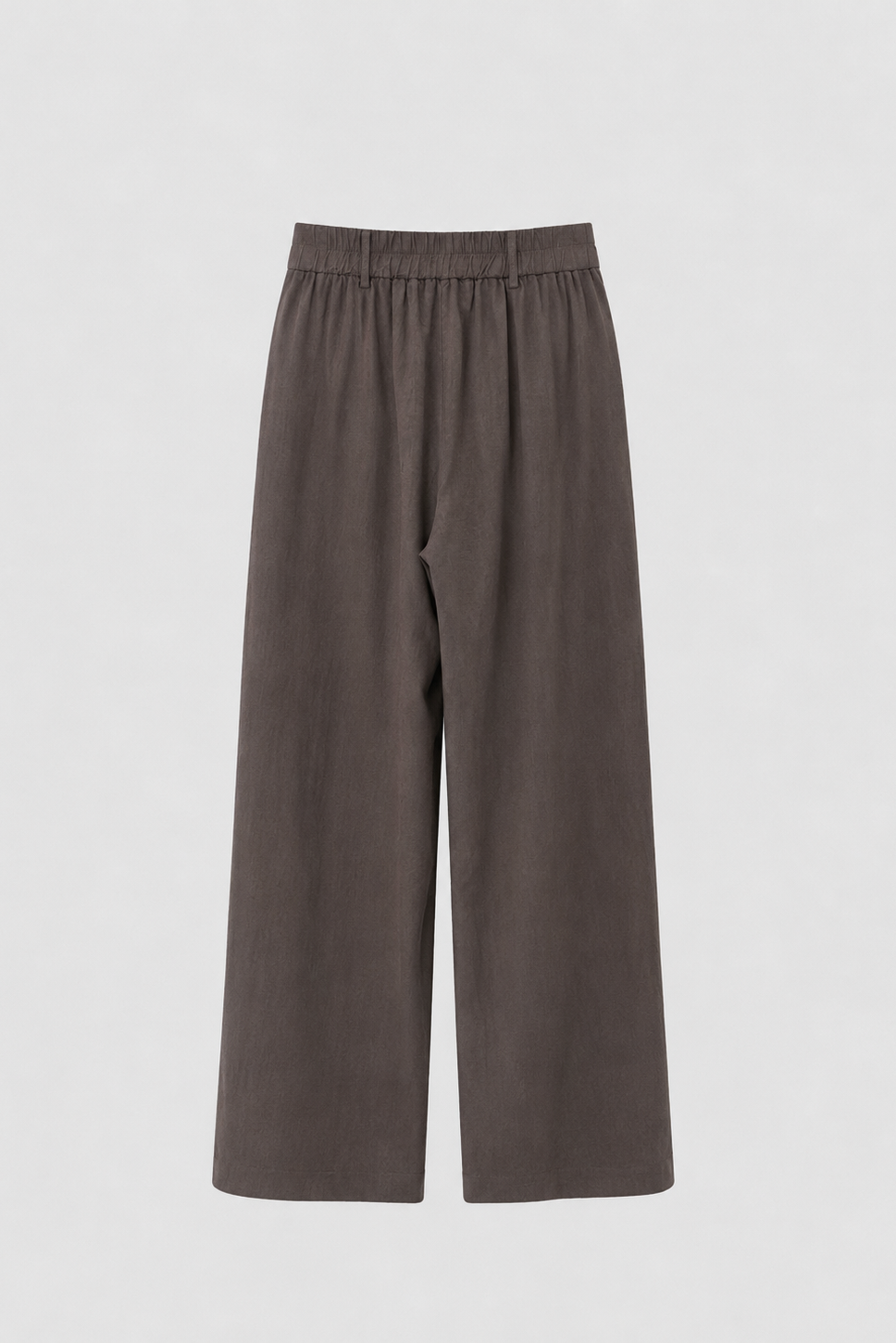 Pantalone Palazzo in Misto Lino con Vita Elasticizzata