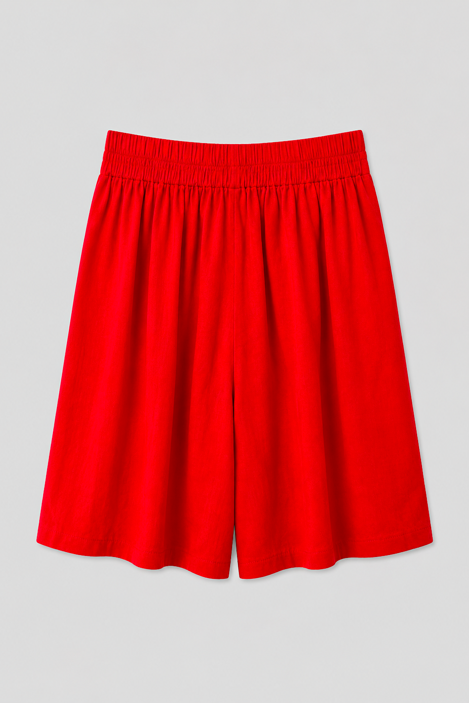 Short Culotte in Lino con Vita Elasticizzata