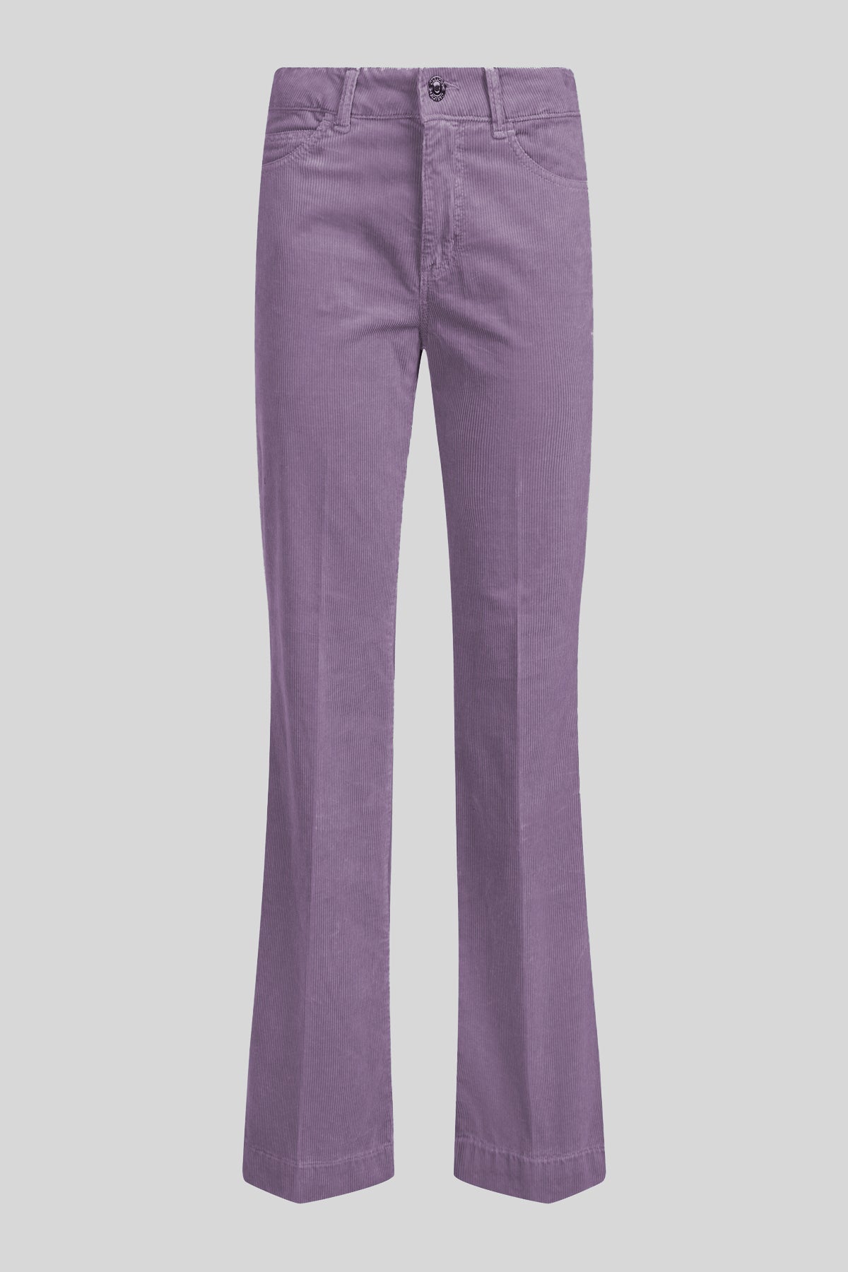 Pantaloni flare in velluto