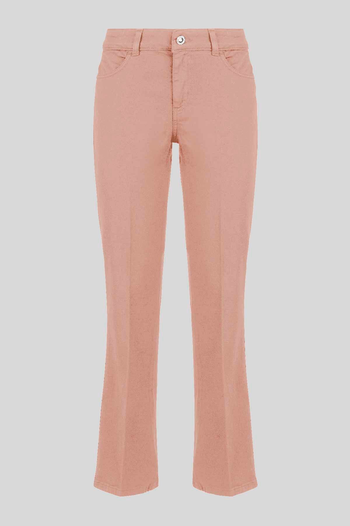 Pantalone in drill di cotone stretch